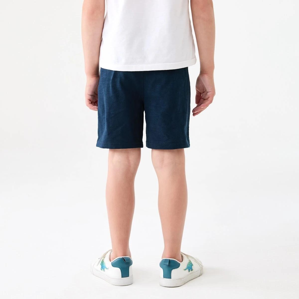 2 Cotton Knit Shorts DRESS BLUE, 2 of 5
