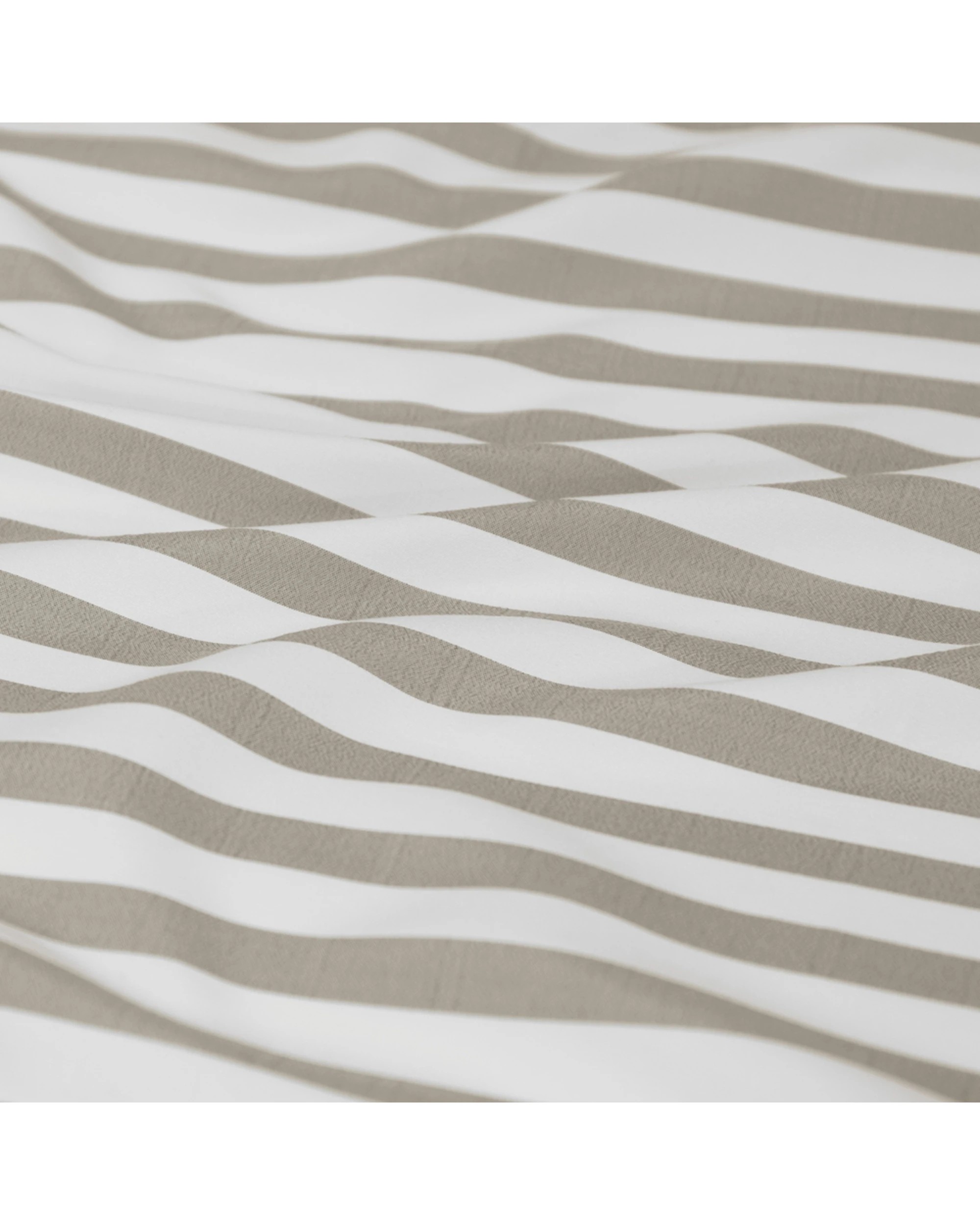 2 Ardor Boudoir Frankie Stripe Soft Fabric Stylish Sheet Set - Single Bed - Natural, 2 of 5