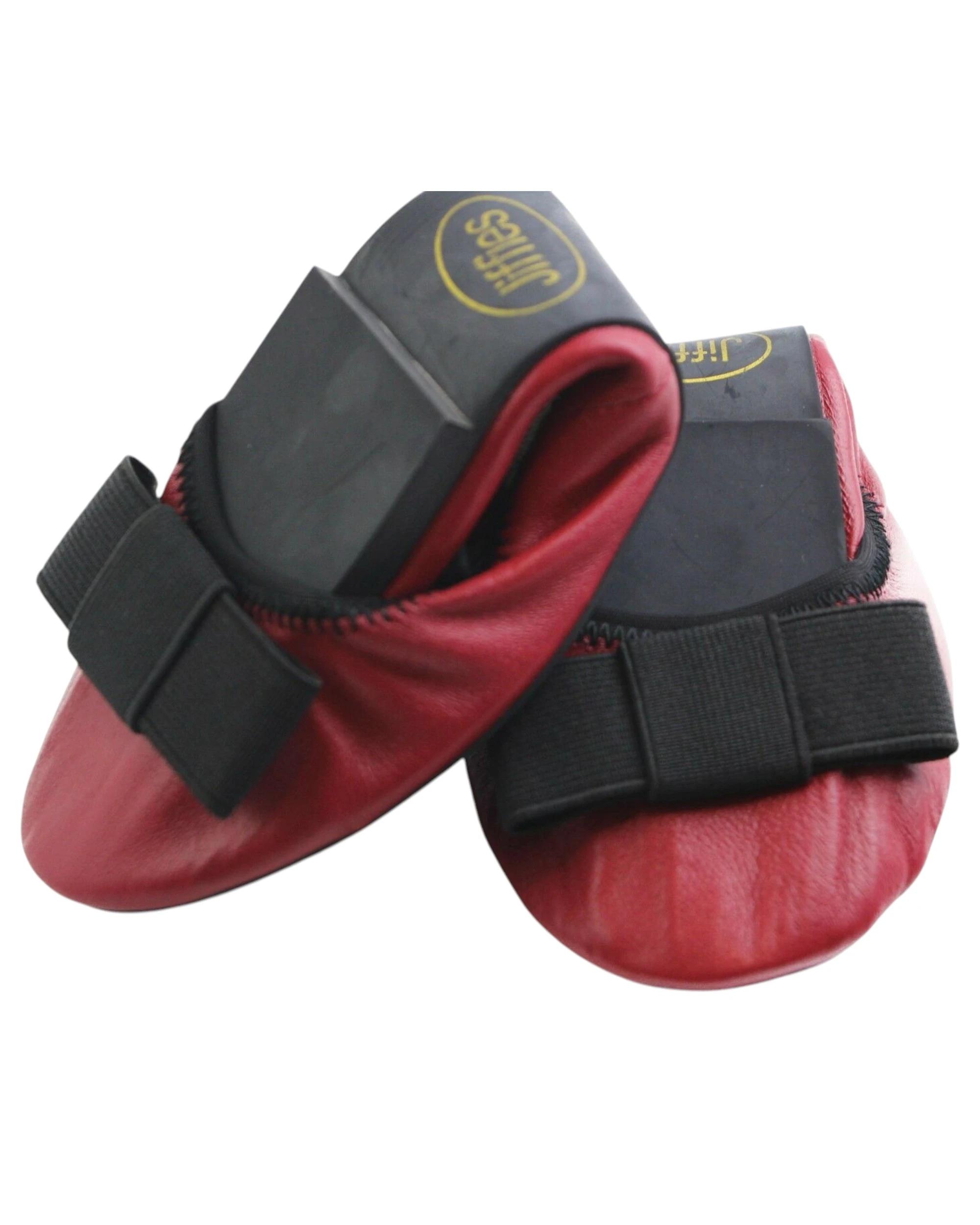 2 Jiffies Leather Ballet Louise Womens Dance Flats Shoes RED, 2 of 2