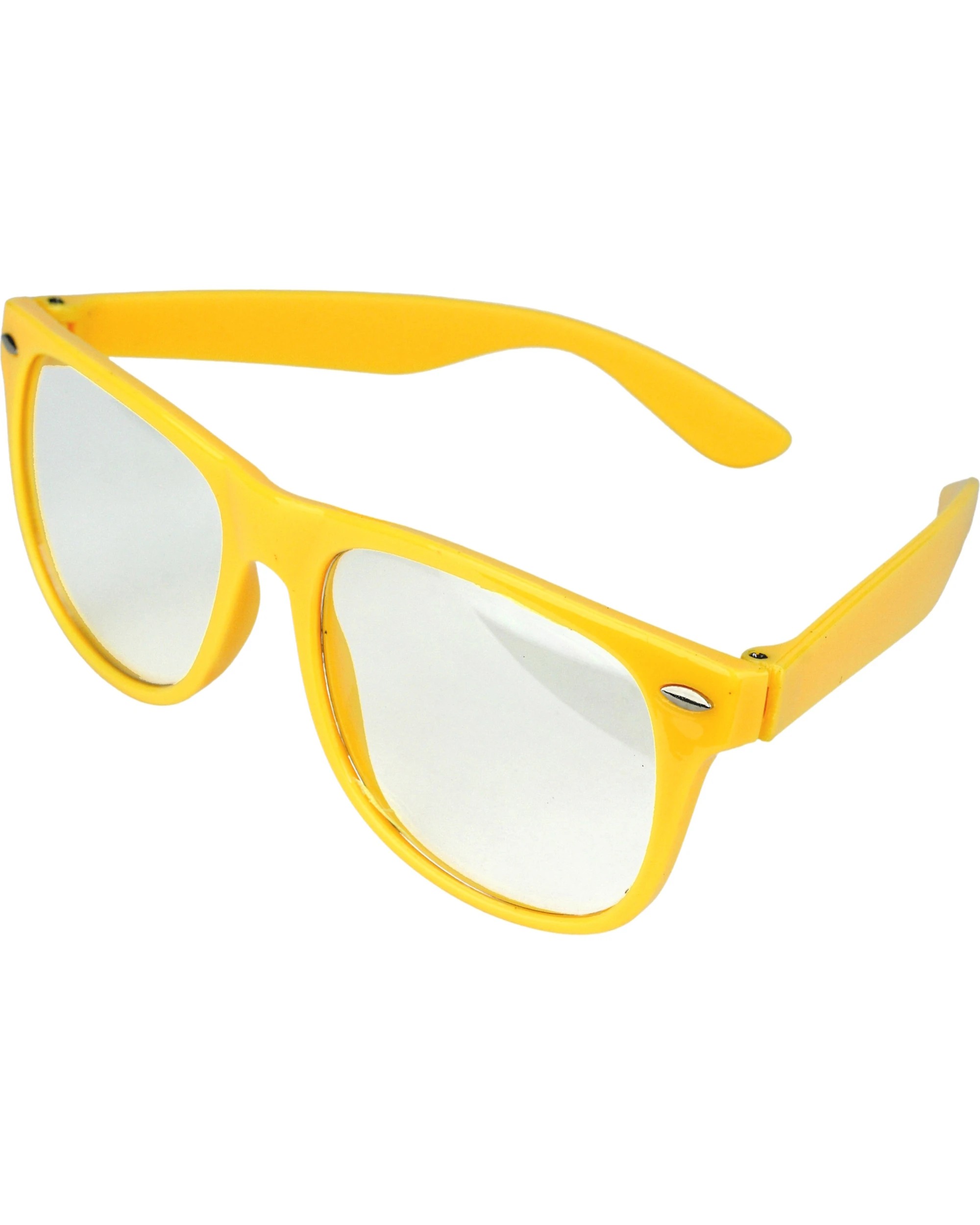 2 Partyrama Party Glasses - One Size - Yellow, 2 of 2