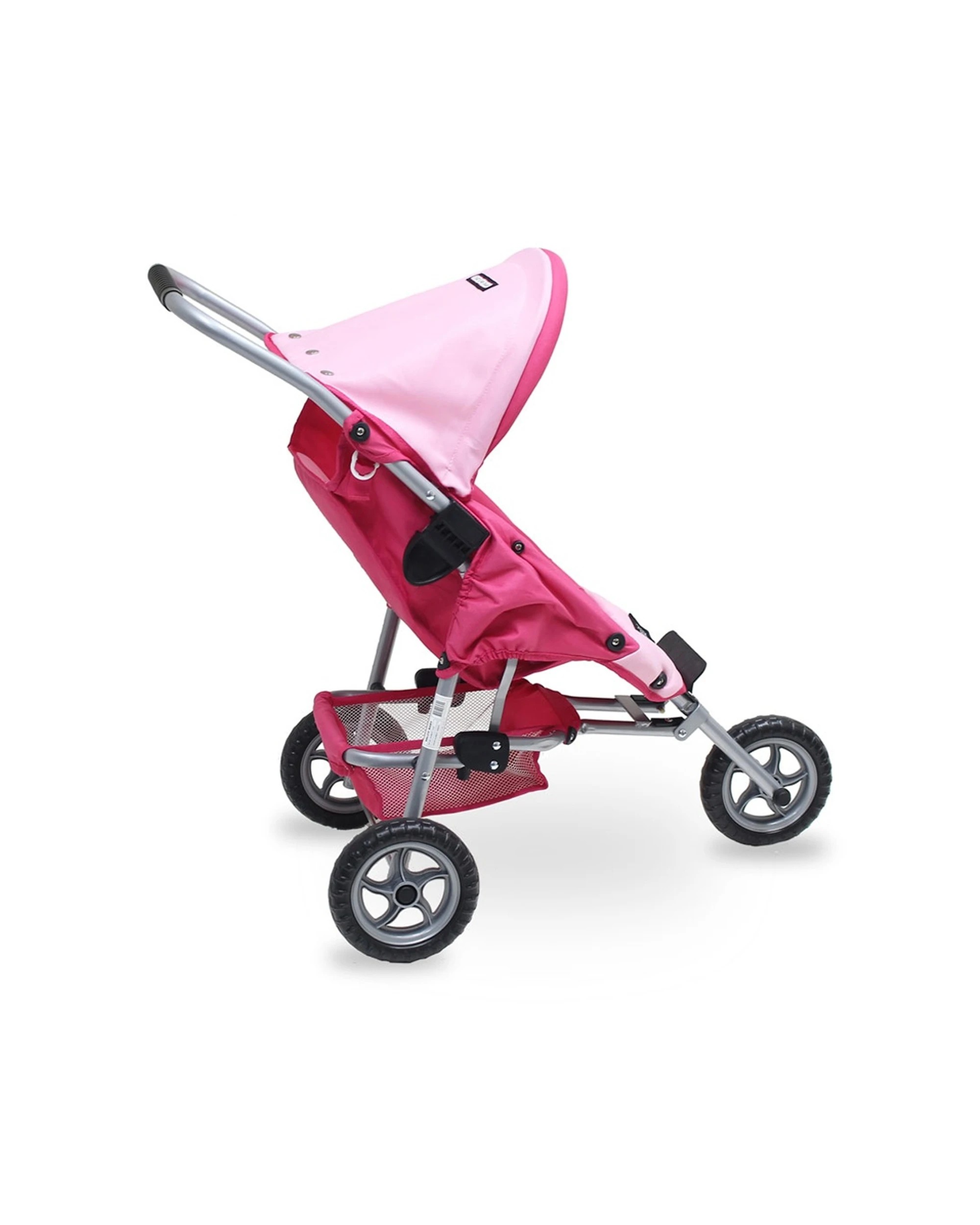 5 JustLikeMum Mini Marathon Doll Stroller Foldable Realistic Design Safety 3y - Pink, 5 of 8