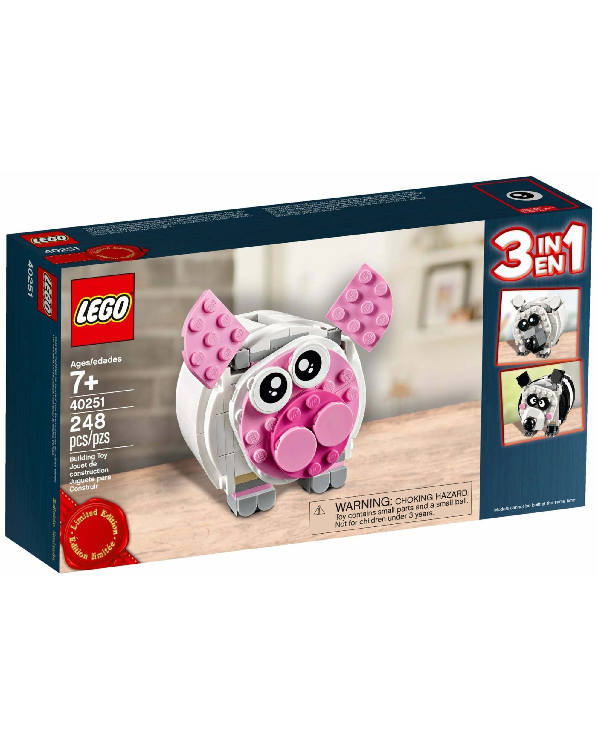 1 LEGO 40251 Piggy Bank - Buildable 3-in-1 Animal Savings Bank, 1 of 5