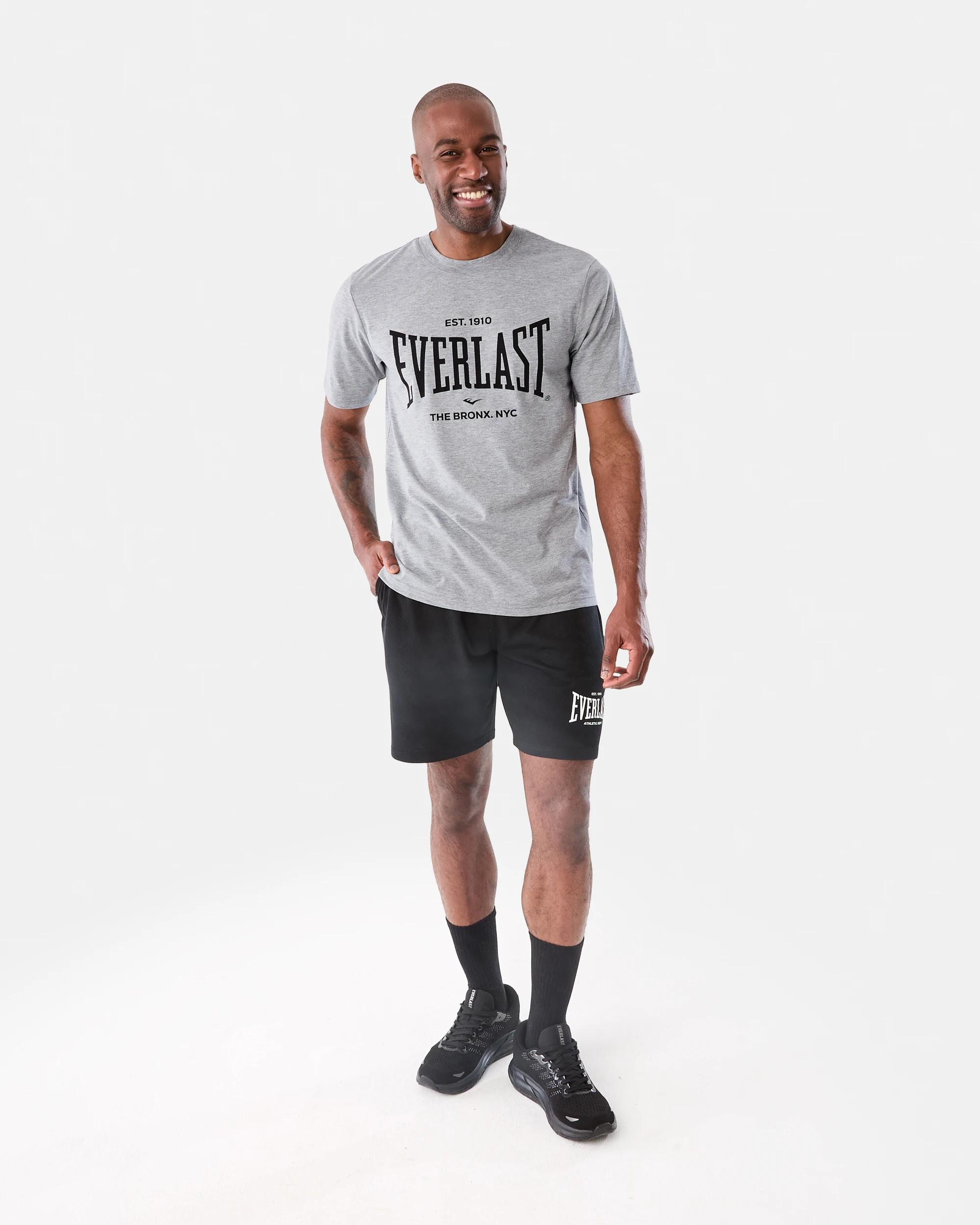 7 Everlast Mens Bronx T-shirt Ash, 7 of 7