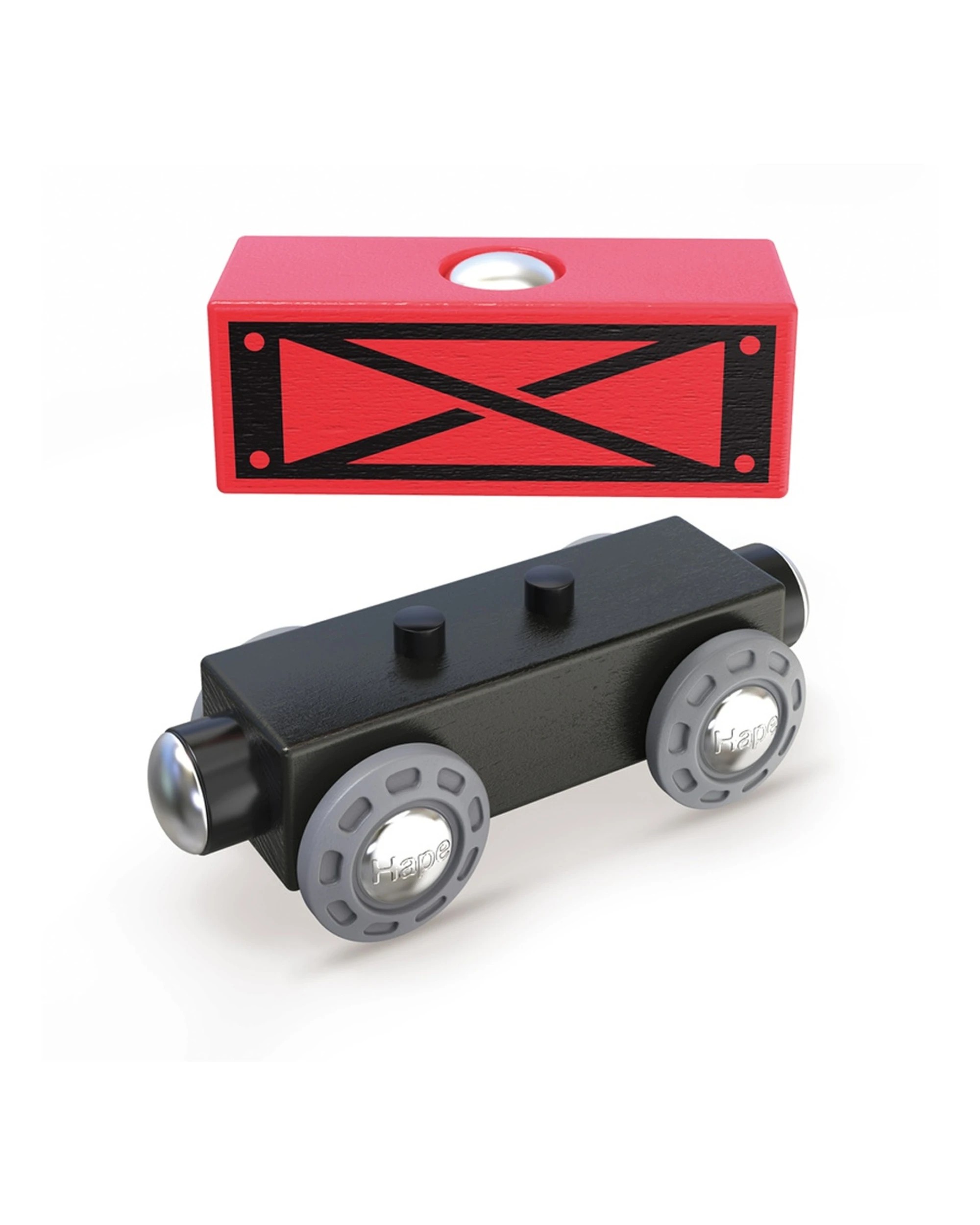 3 Hape Steam-Era Freight Train Engine Carriages Activity Toy - Multi, 3 of 4