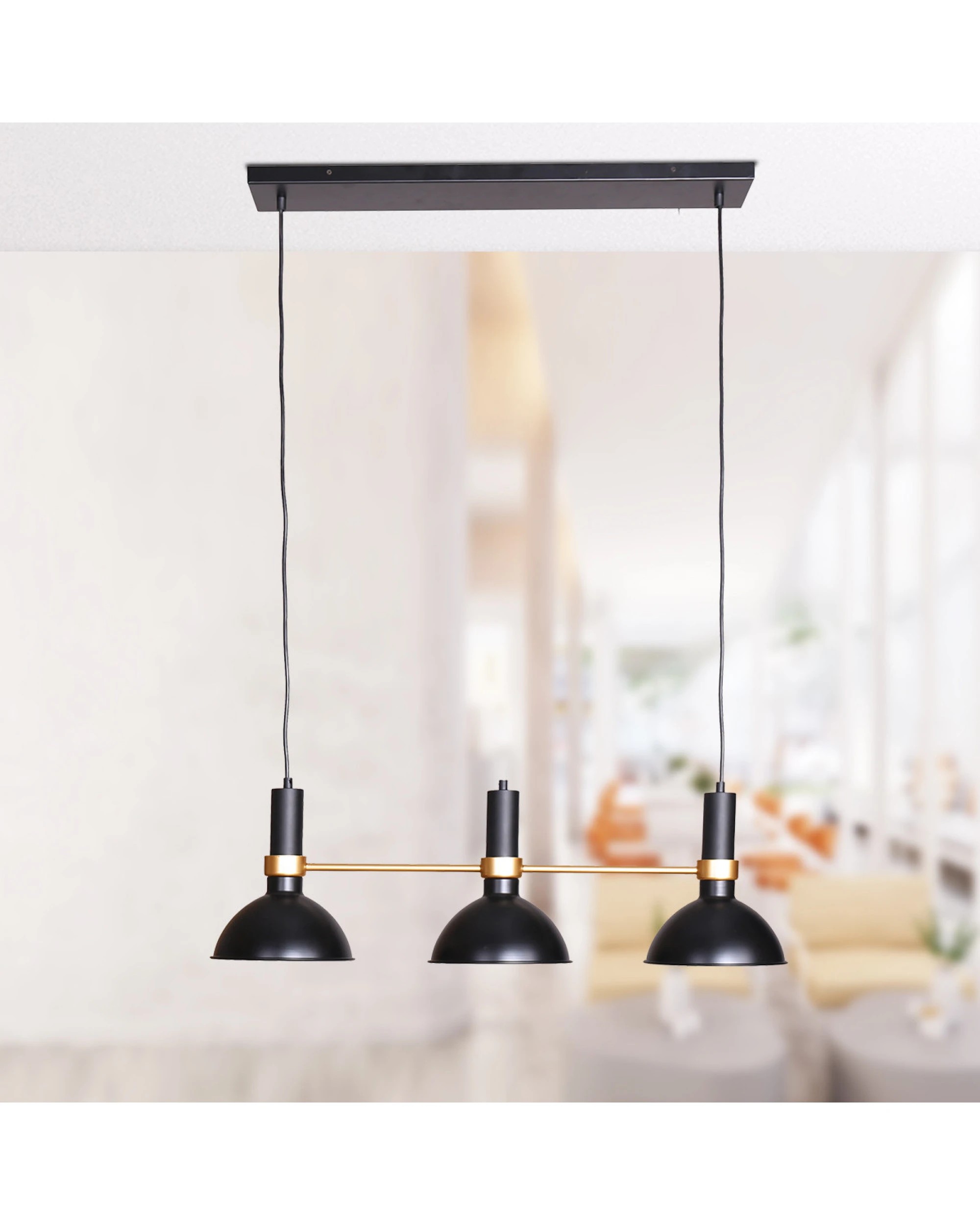 6 Sarantino 3-light Hanging Pendant Lamp, 6 of 10