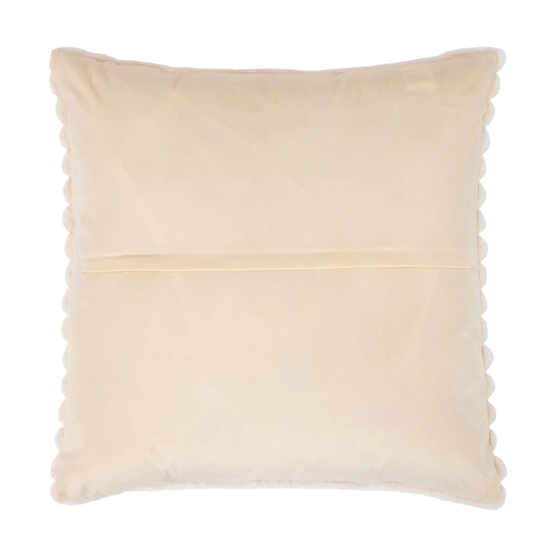 3 60cm Coco Faux Fur Cushion - Ivory, 3 of 4