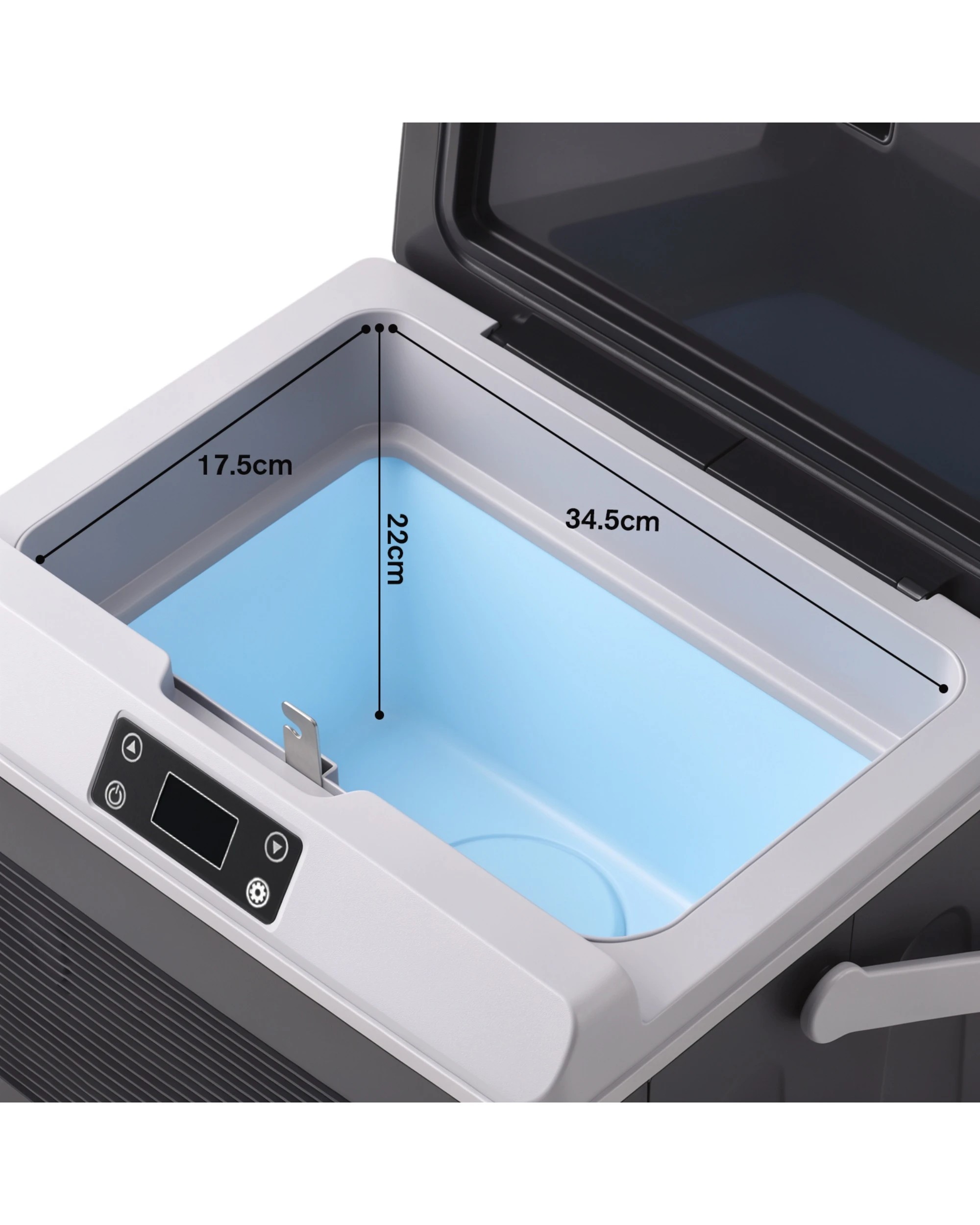 6 Yopower 15L Portable Car Fridge Cooler & Warmer 220V/12V - Black, 6 of 7