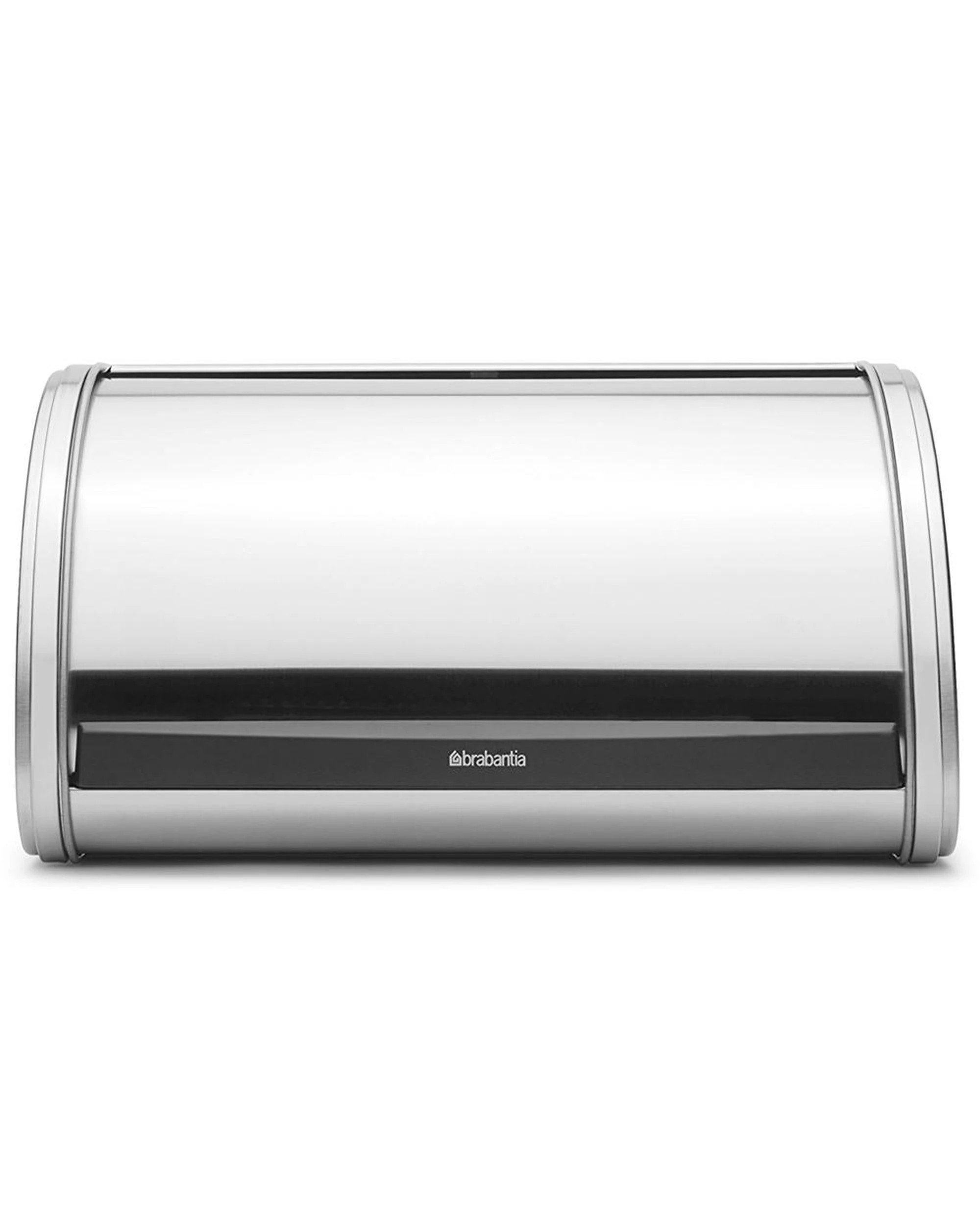 1 Brabantia Medium Roll Top Bread Bin Kitchen Bread Box Food Storage   Matte Steel, 1 of 4