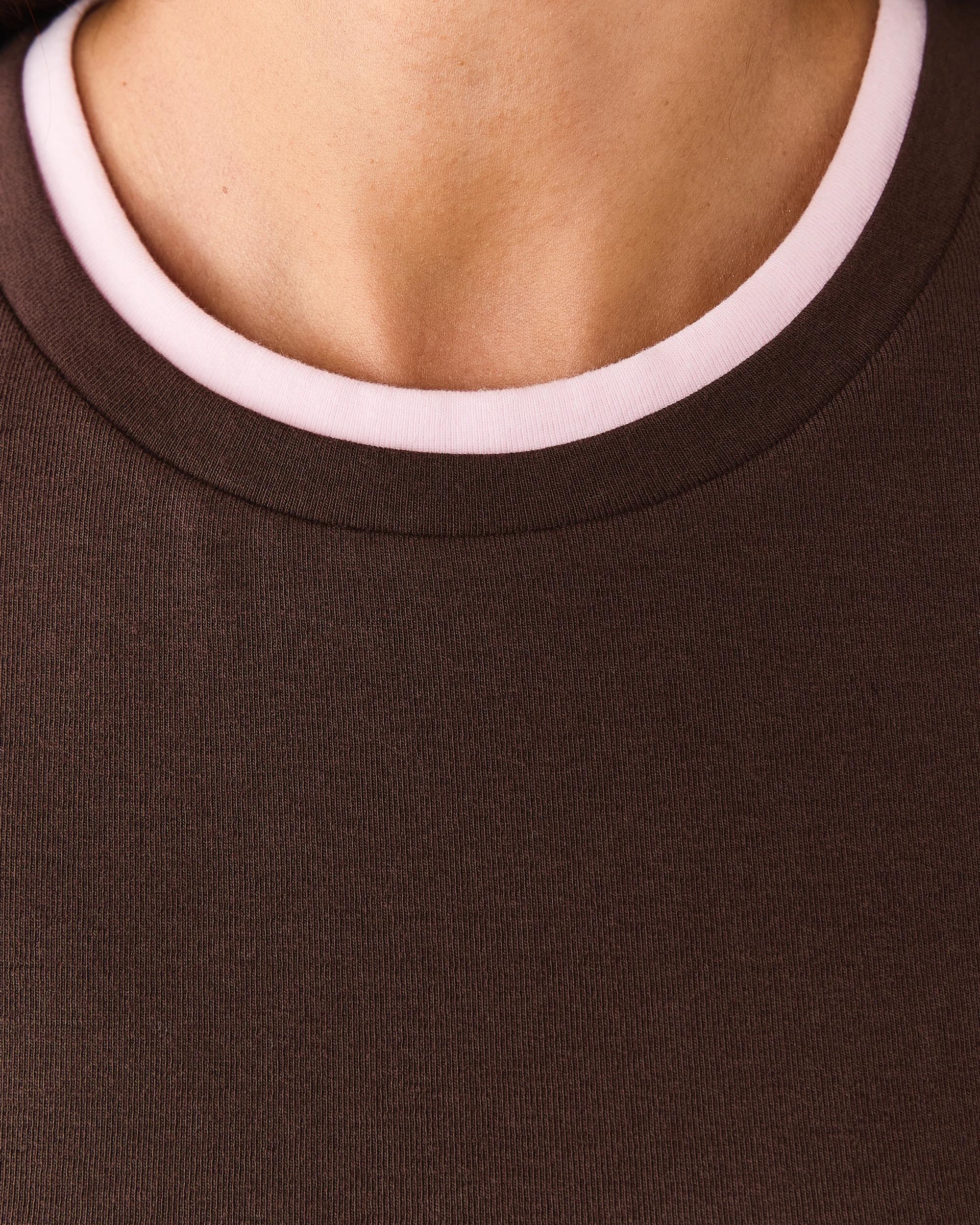 5 Short Sleeve Double Layer T-shirt Melt Brown, 5 of 6