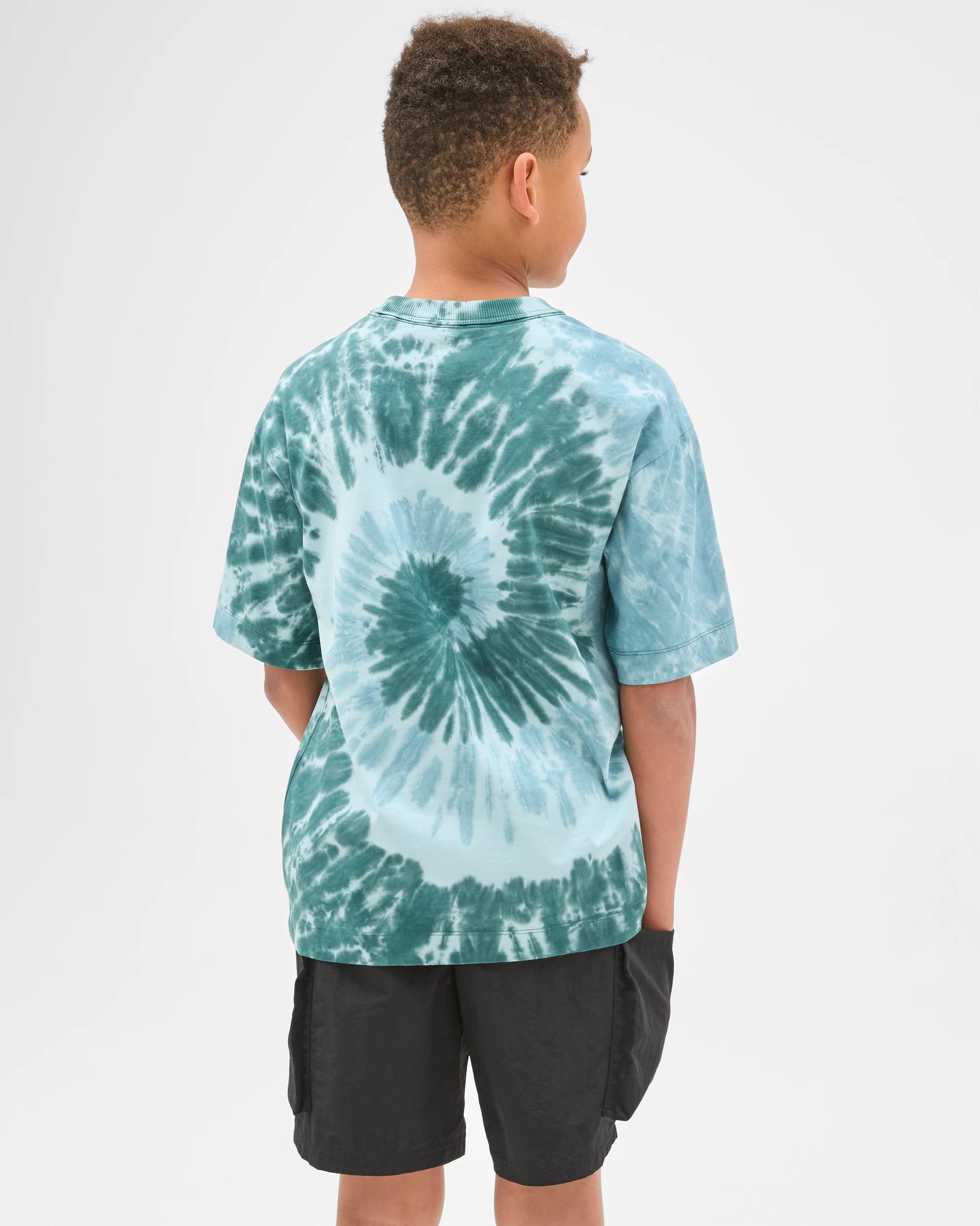 4 Target Kids Australian Cotton Oversized Dyed Graphic T-Shirt GREEN, 4 of 6