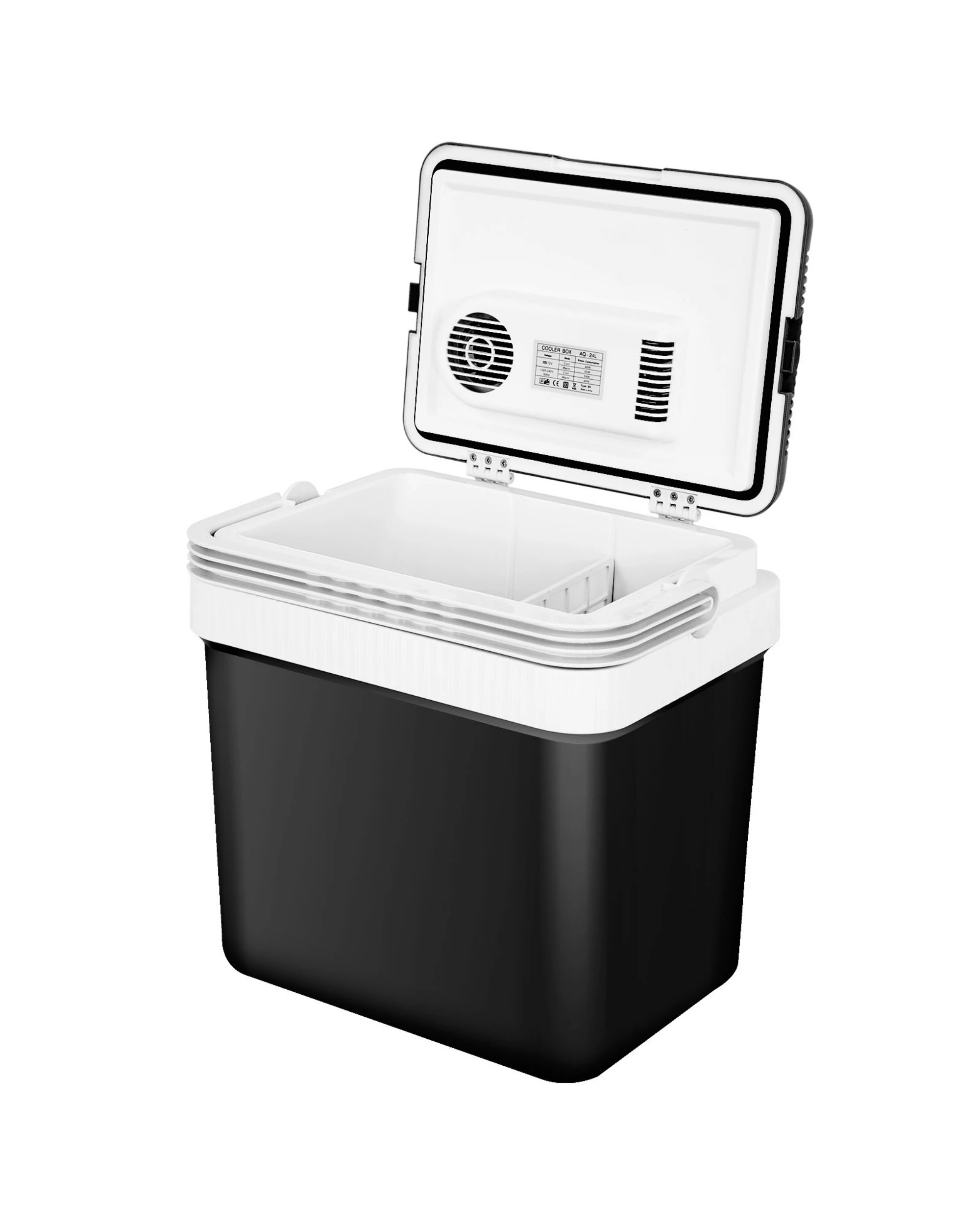 1 Advwin 24L Mini Fridge Car Refrigerator - Black, 1 of 8