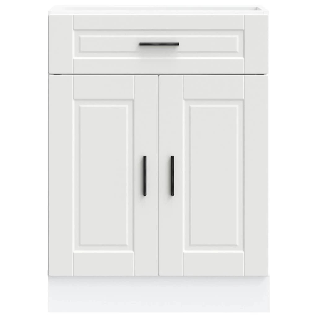 4 vidaXL Wooden Dishwasher Panel Adjustable Feet - White, 4 of 9