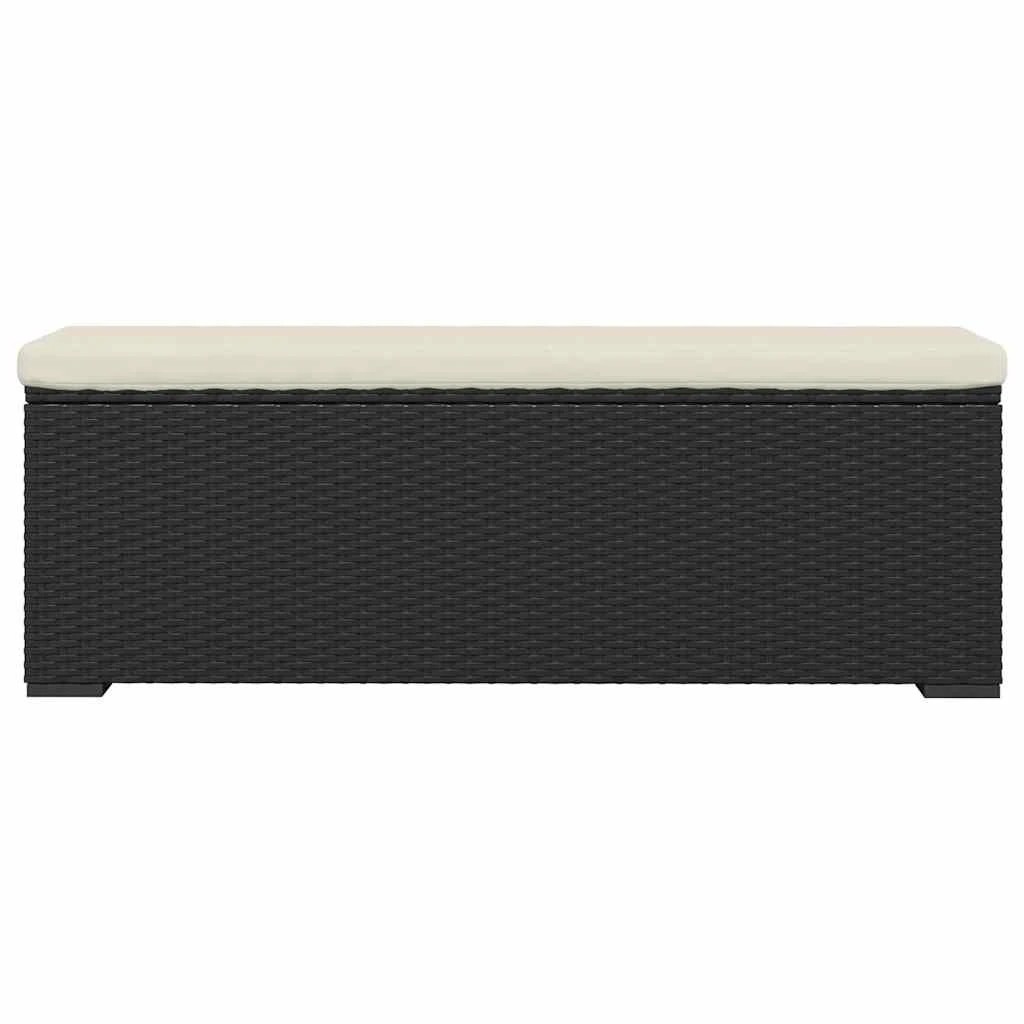 4 vidaXL ottoman bench Removable Covers - Black, 4 of 8
