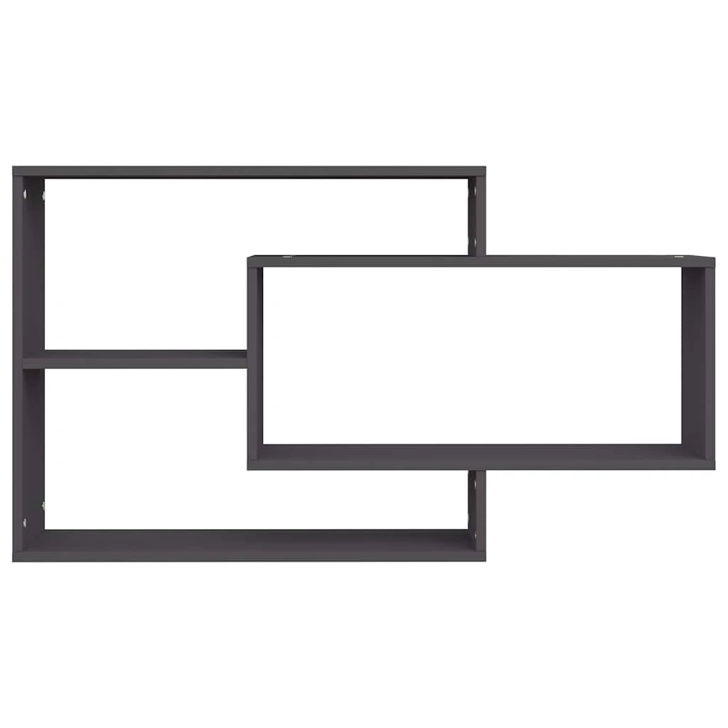 4 vidaXL Wall shelf Wall-Mountable - Grey, 4 of 6