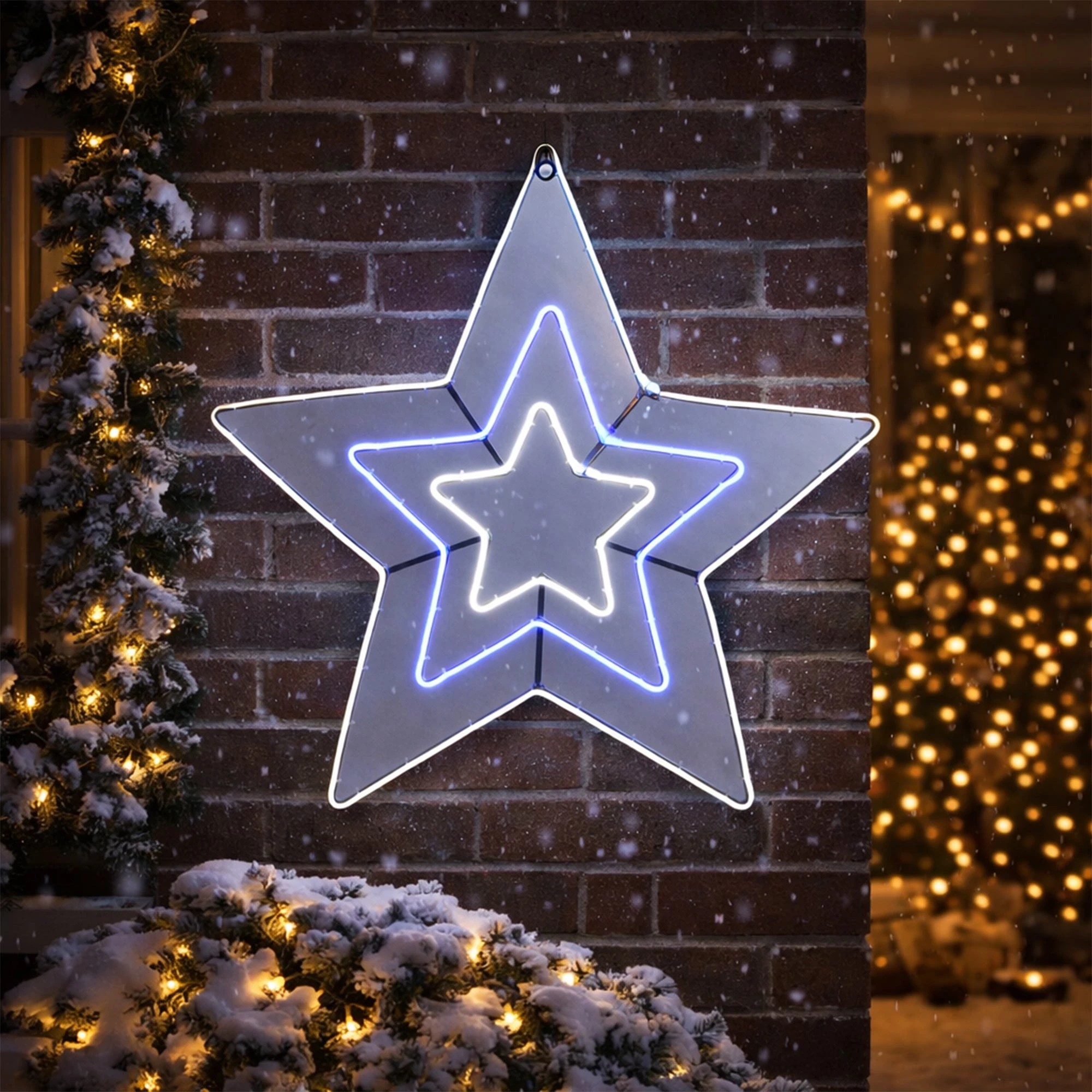 Lexi Lighting 80cm Neon Star - Multi - Kmart