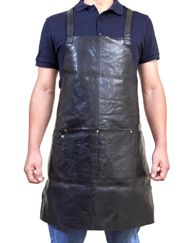 Pierre Cardin Professional Leather Apron Butcher Woodwork Hairdressing Barber Chef - B