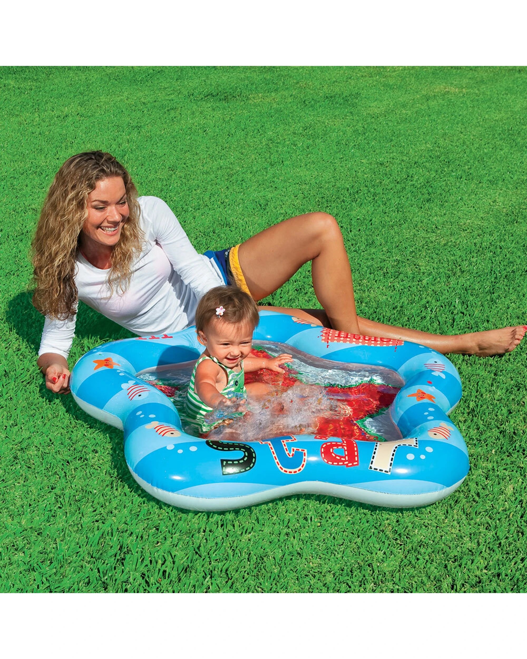 2 Intex Lil Star Baby/Kids Inflatable Swimming Pool - Blue, 2 of 3