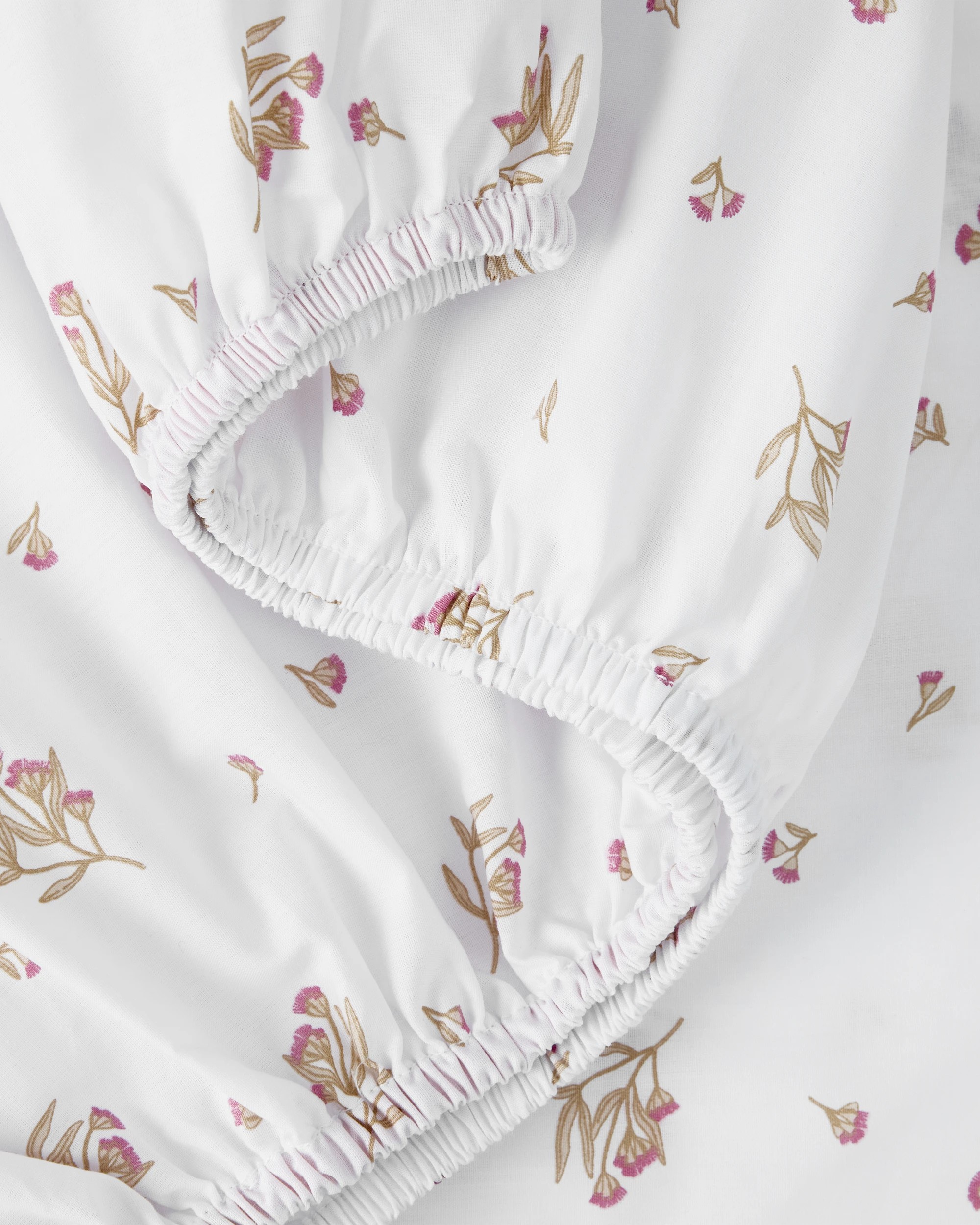 4 2 Pack 225 Thread Count Organic Cotton Fitted Cot Sheets - Natives, 4 of 6