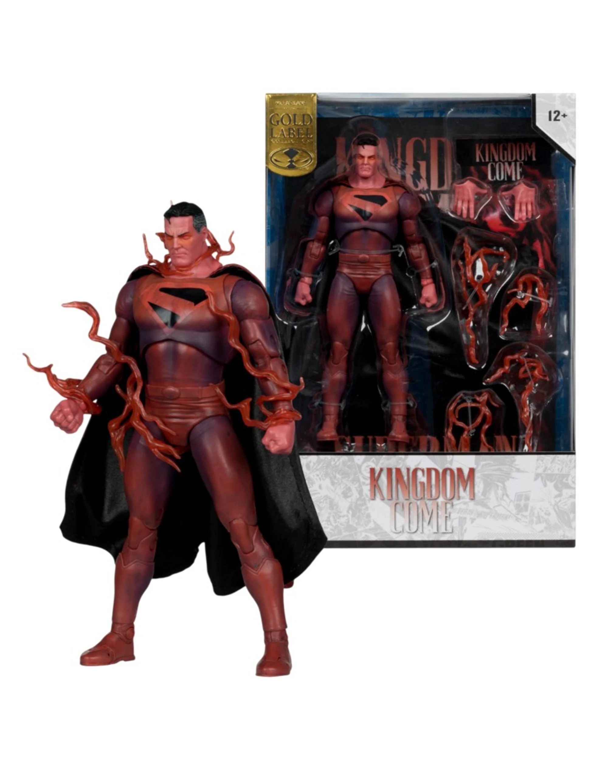 1 DC Multiverse Gold Label Superman Kingdom Come Cover Recreations 7 inch Action Figure, 1 of 10