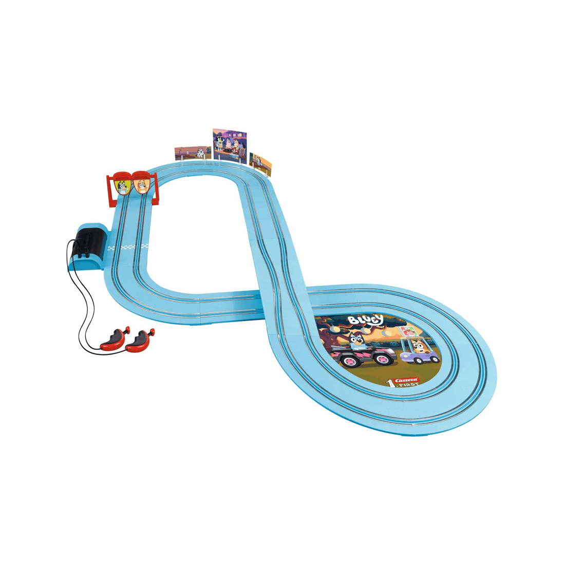 2 Carrera First Bluey and Bingo Let's Go Race 2.9 Metre Battery Set, 2 of 6