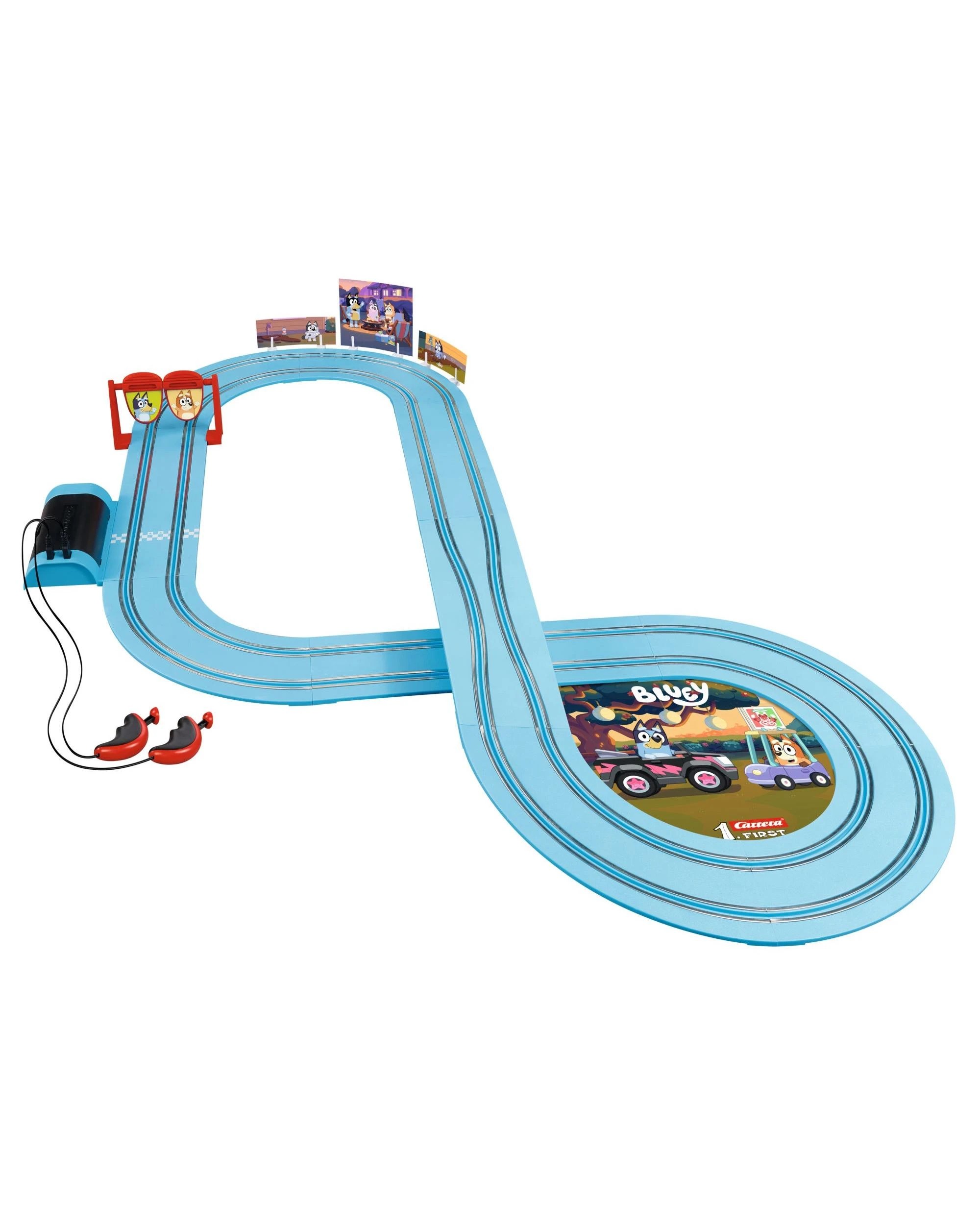 2 Carrera First Bluey and Bingo Let's Go Race 2.9 Metre Battery Set, 2 of 6