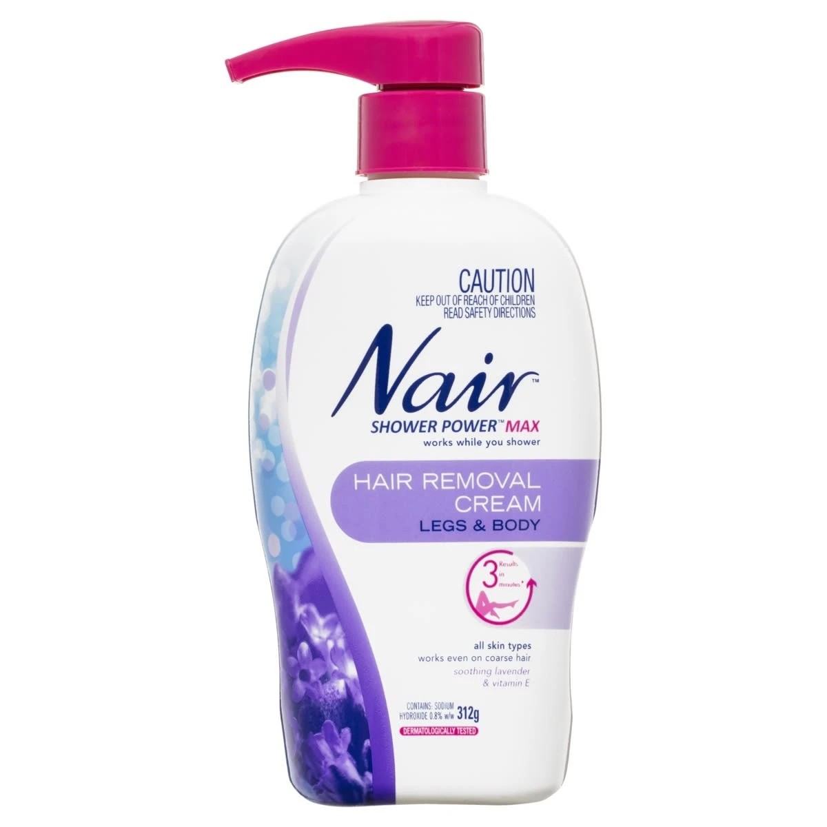 1 Nair Shower Power Max Hair Removal Cream, 1 of 7