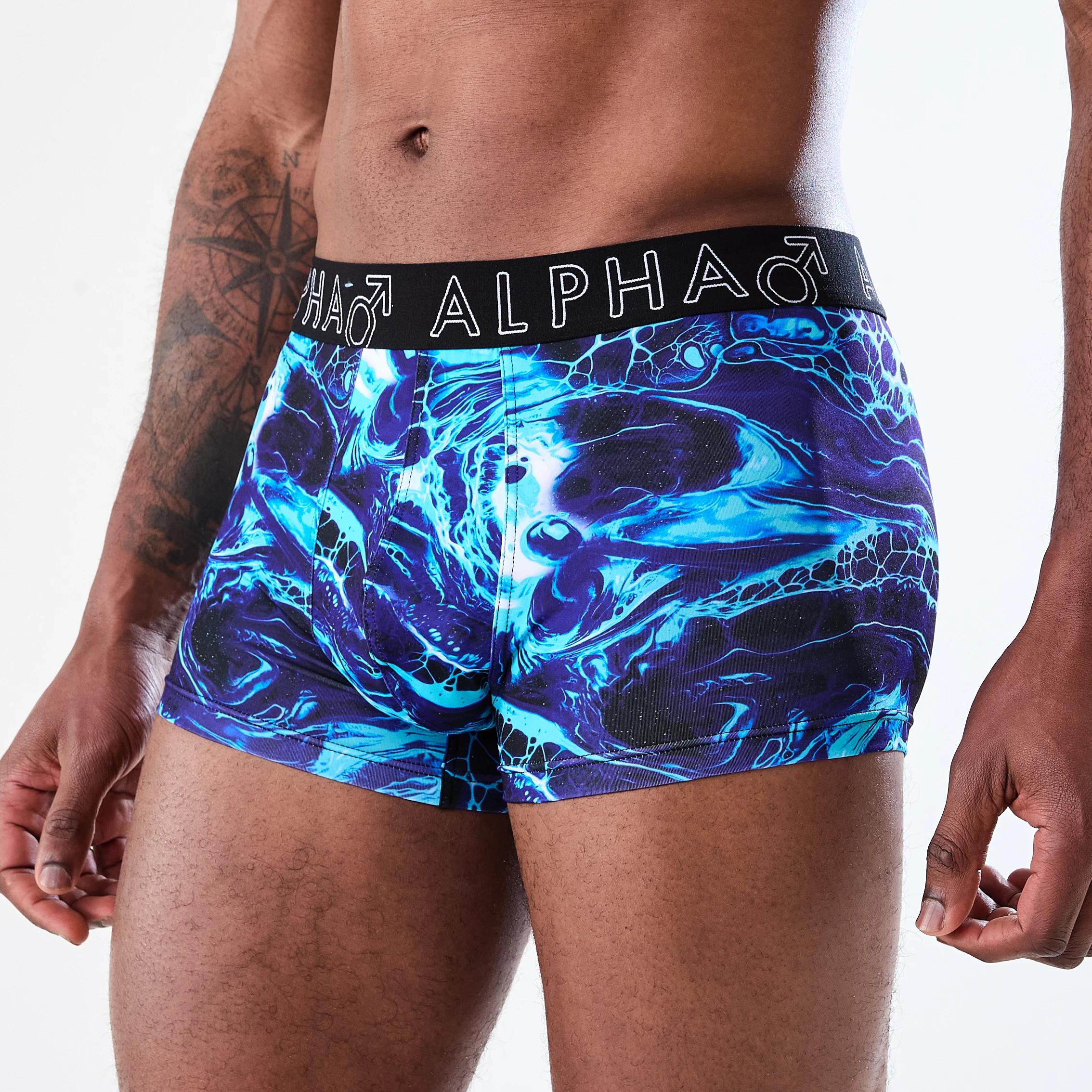 5 3 Pack Microfibre Trunks ABSTRACT OIL, 5 of 9