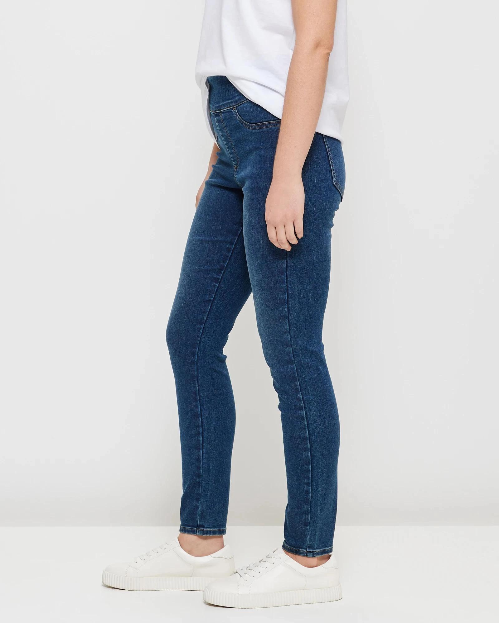 3 Target Lydia High Rise Ankle Length Denim Jeggings INDIGO, 3 of 6