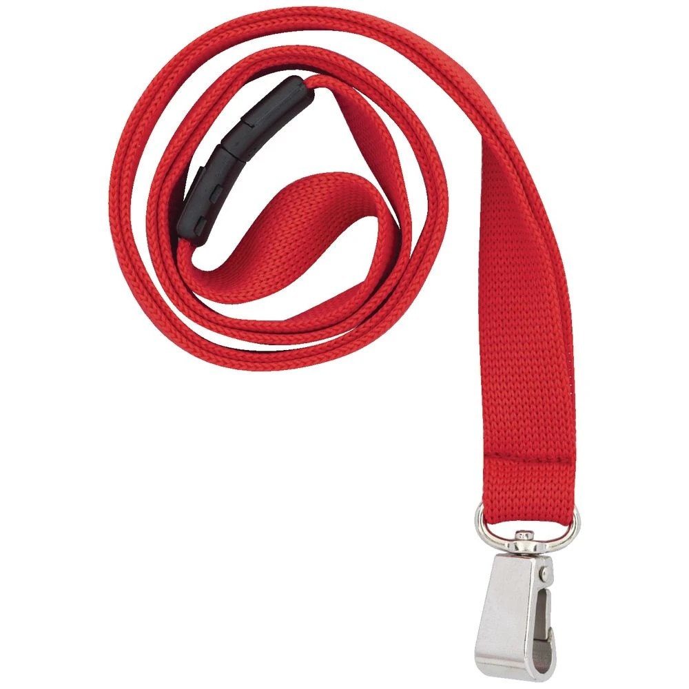 2 J.Burrows Premium Lanyard Tub Red 15 Pack, 2 of 3