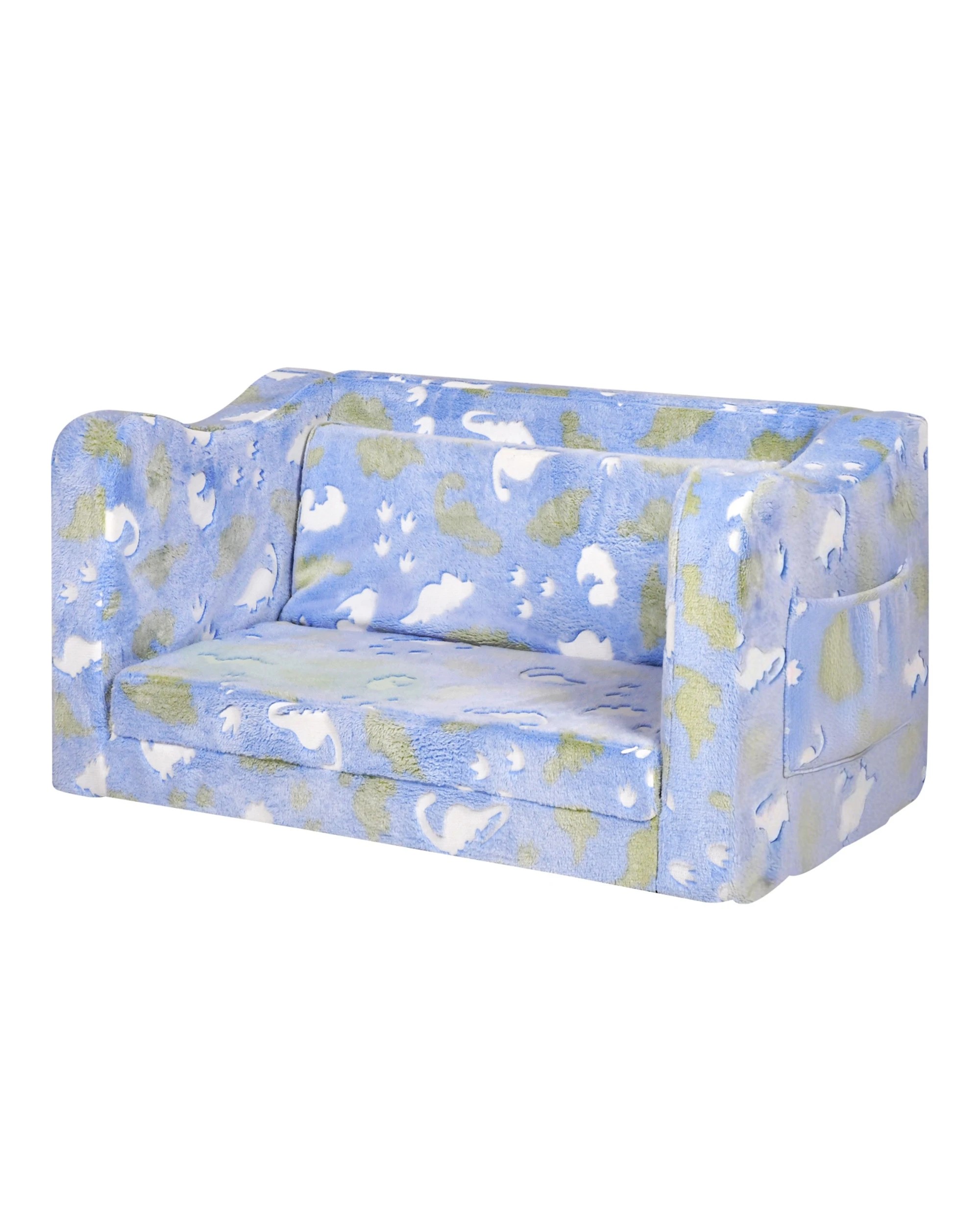 5 Advwin 2-in-1 Kids Flip Open Sofa Couch Foldable Bed, 5 of 8