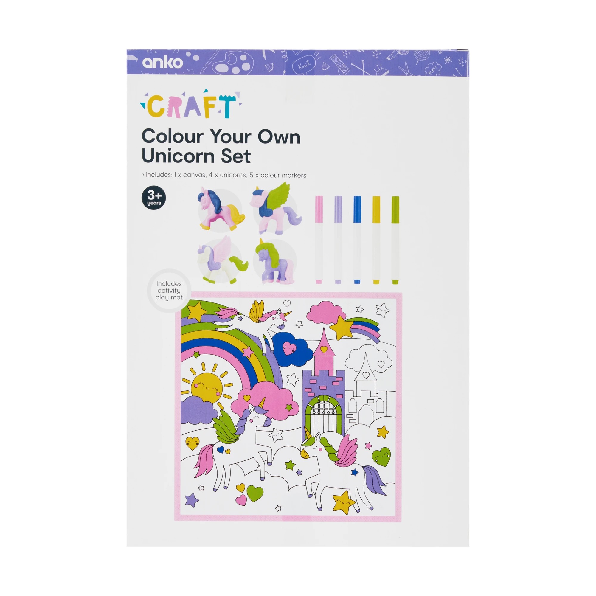 10 Colour Your Own Unicorn Set, 10 of 10