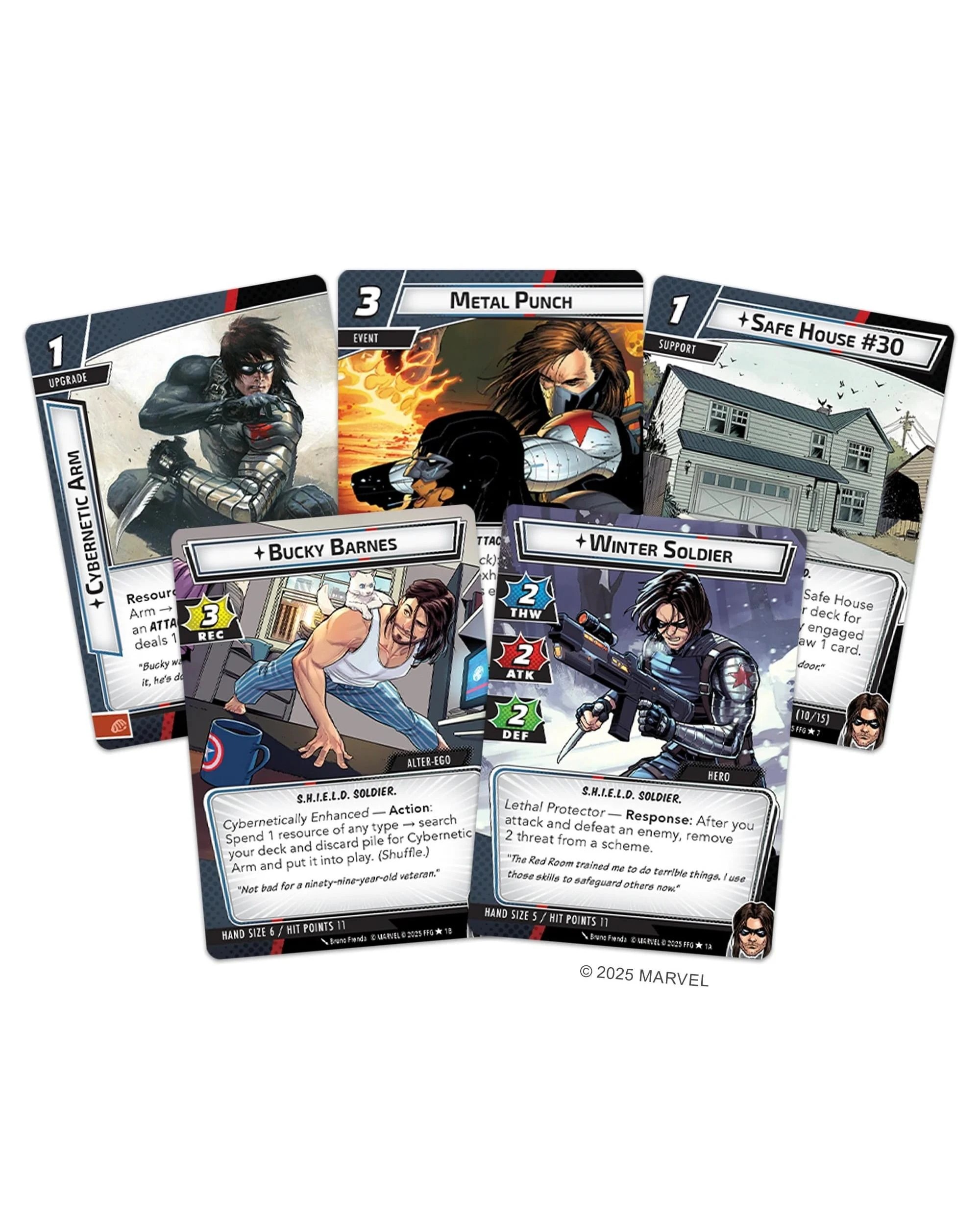 2 Marvel Champions: The Card Game Winter Soldier Hero Pack, 2 of 3