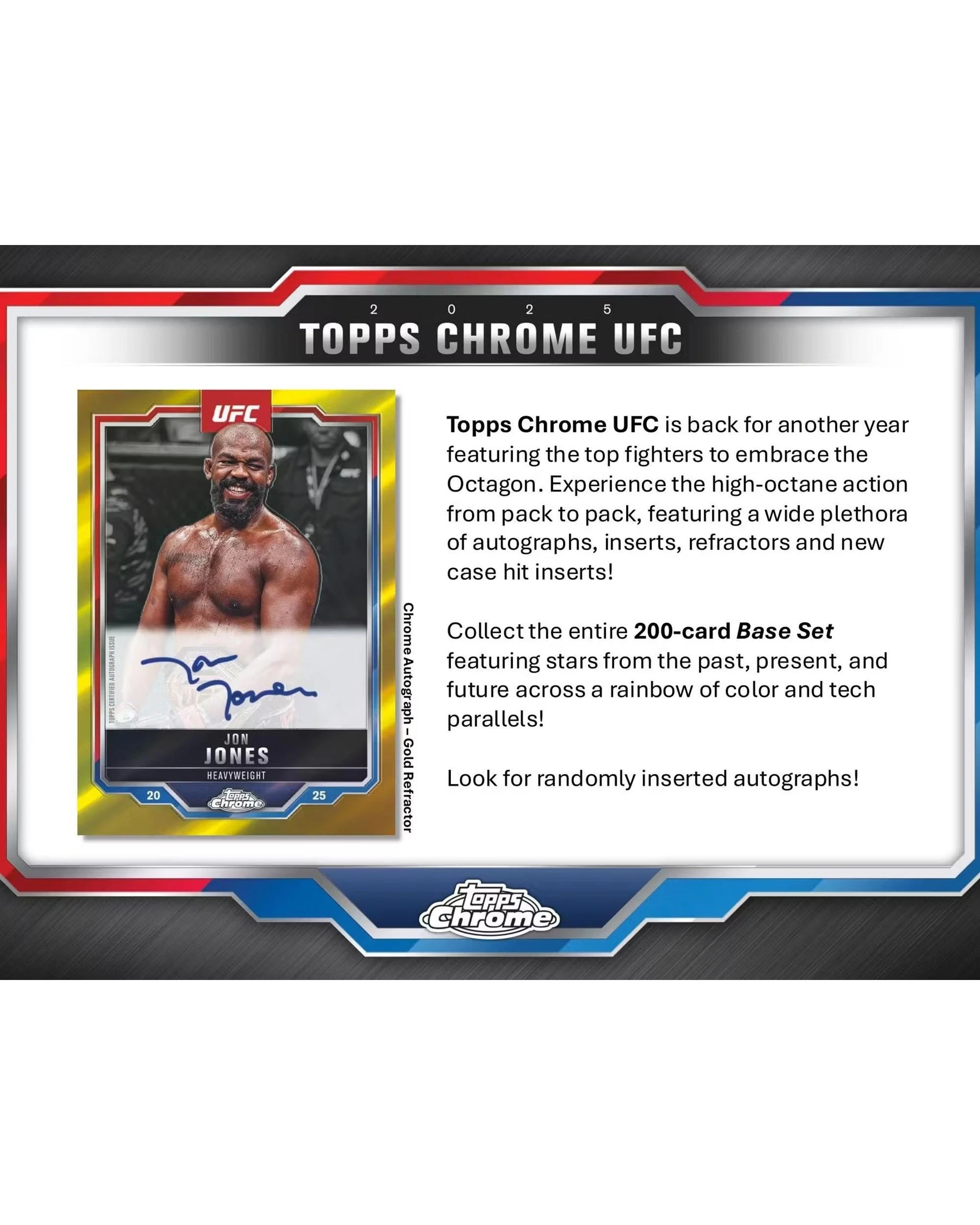 2 Topps 2025 Chrome UFC Mega Box, 2 of 10