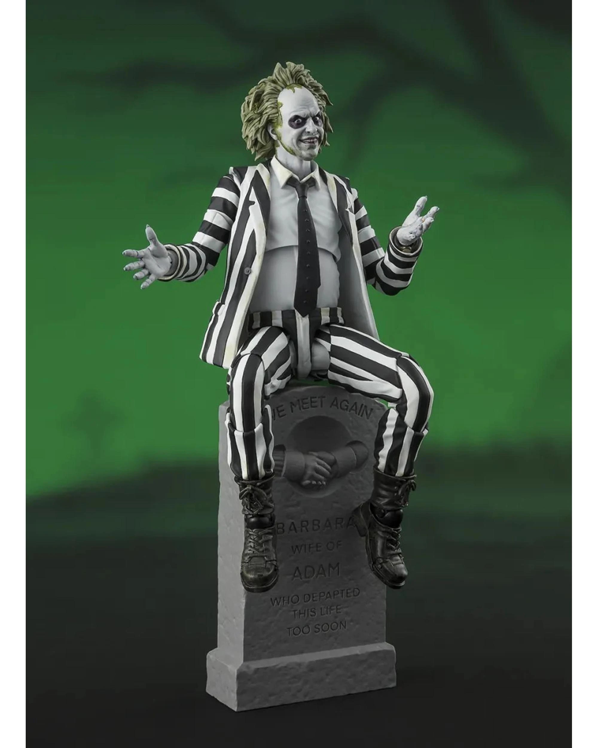 3 Tamashii Nations S.H.Figuarts Beetlejuice 1988 Beetlejuice 6 inch Figure, 3 of 9