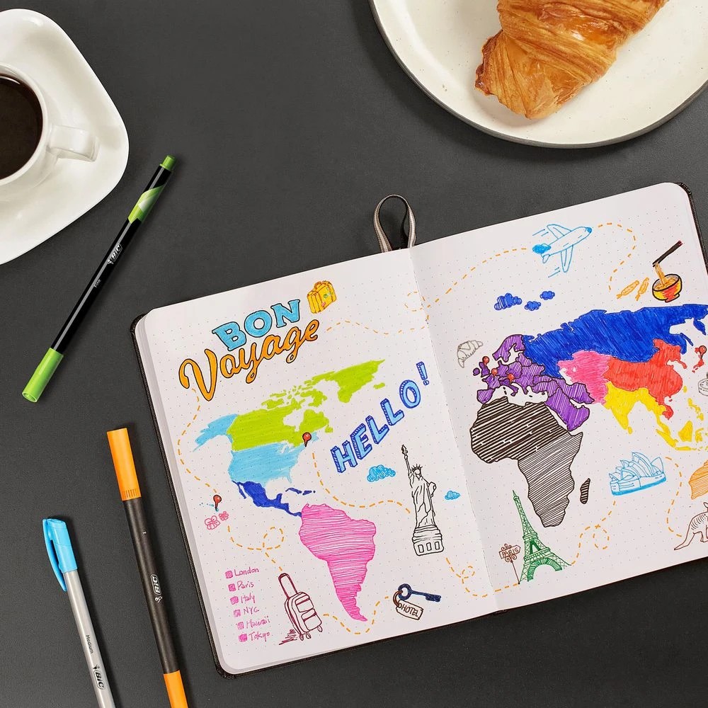 7 BIC Intensity Fineliners Assorted 10 Pack, 7 of 7