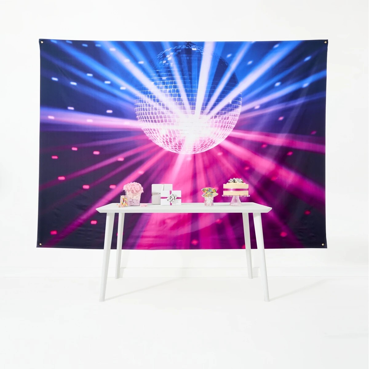1 Disco Printed Backdrop, 1 of 6