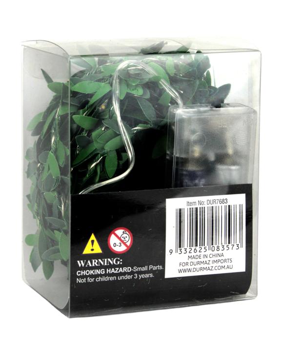 Durmaz Green Leaf Battery Operated LED String LightsGreen     
. - Green