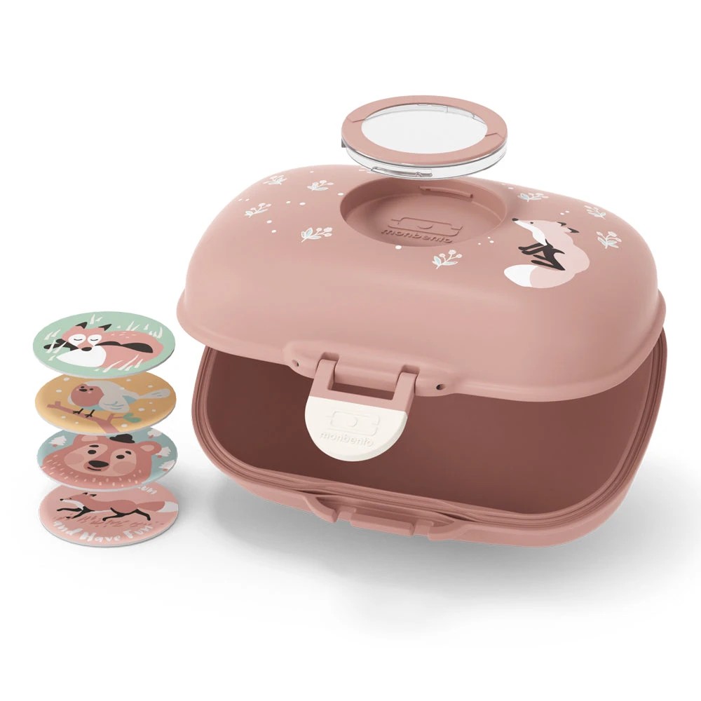 5 Monbento Mb Gram Kids Snack Box Fox - Pink - Pink, 5 of 5