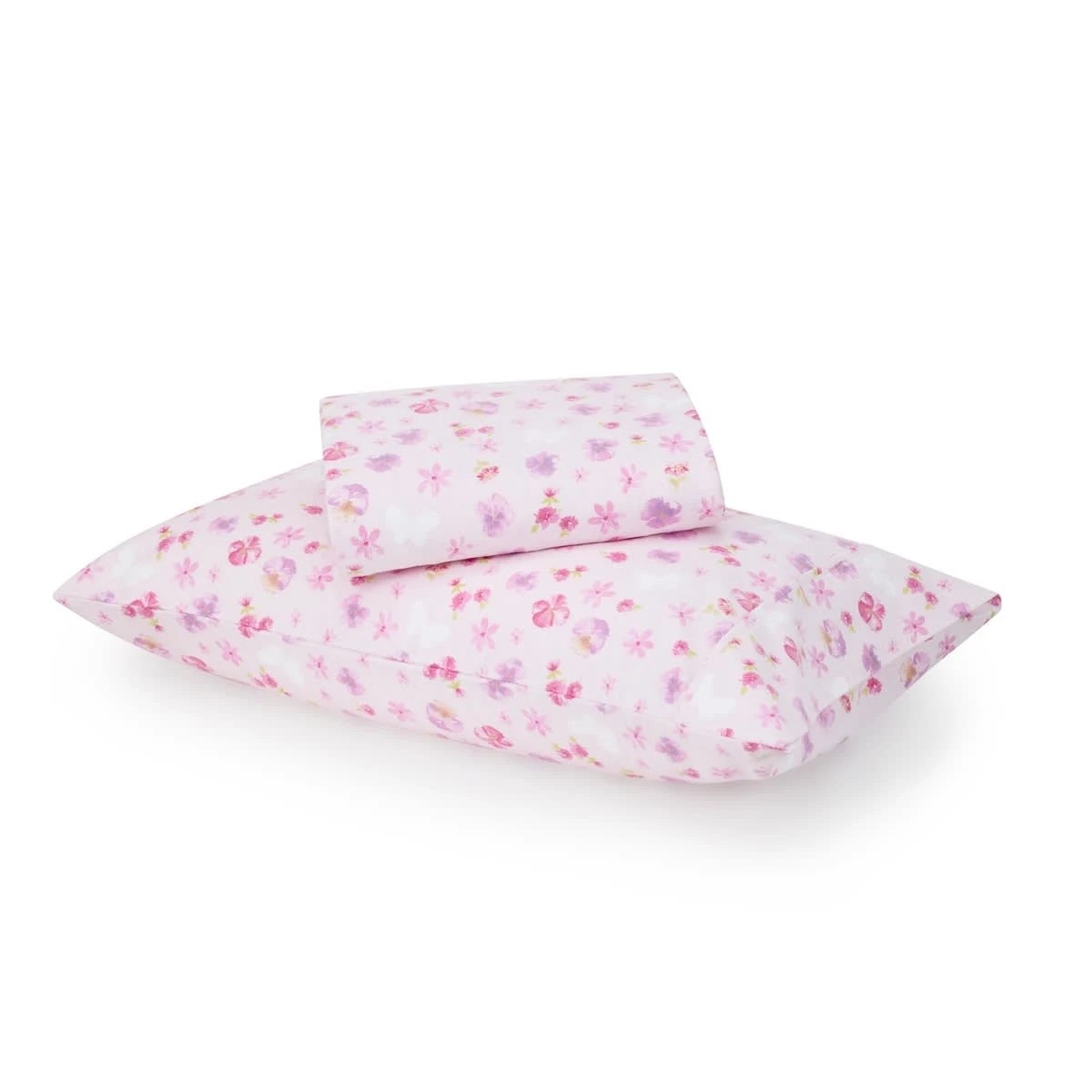 1 Floral Butterfly Cotton Flannelette Sheet Set - Single Bed, 1 of 7