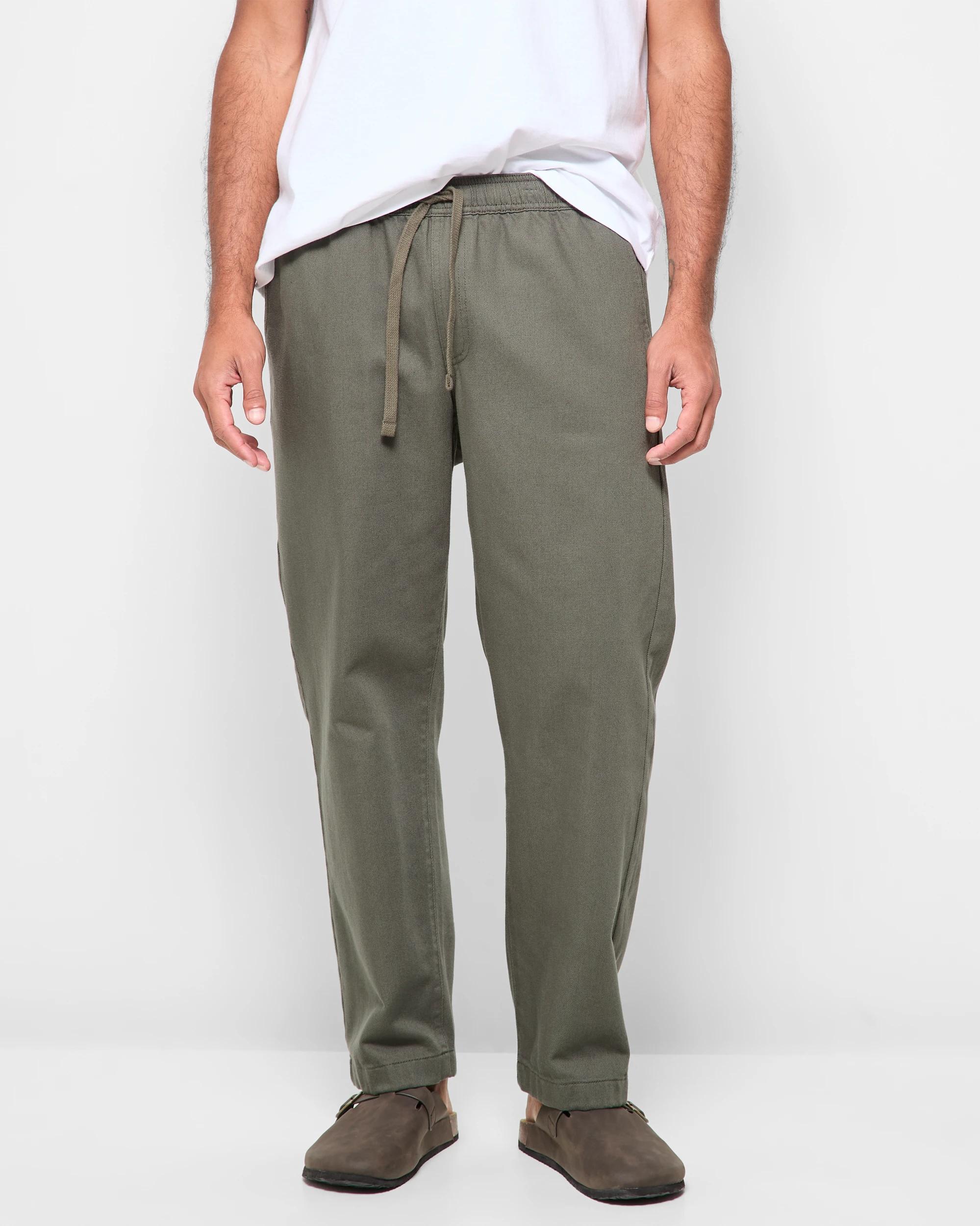 1 Target Australian Cotton Relaxed Twill Pants ECRU, 1 of 5