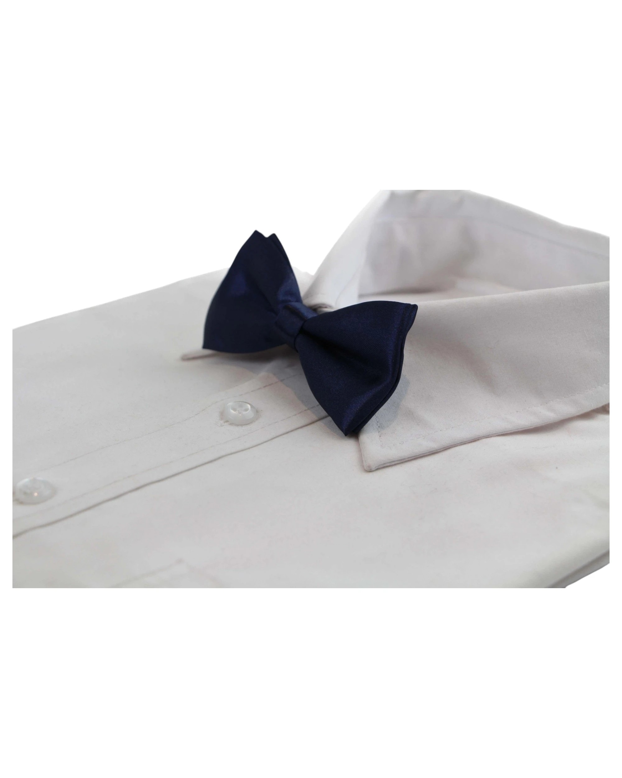 1 Zasel Boys Midnight Blue Plain Bow Tie - Multi, 1 of 5