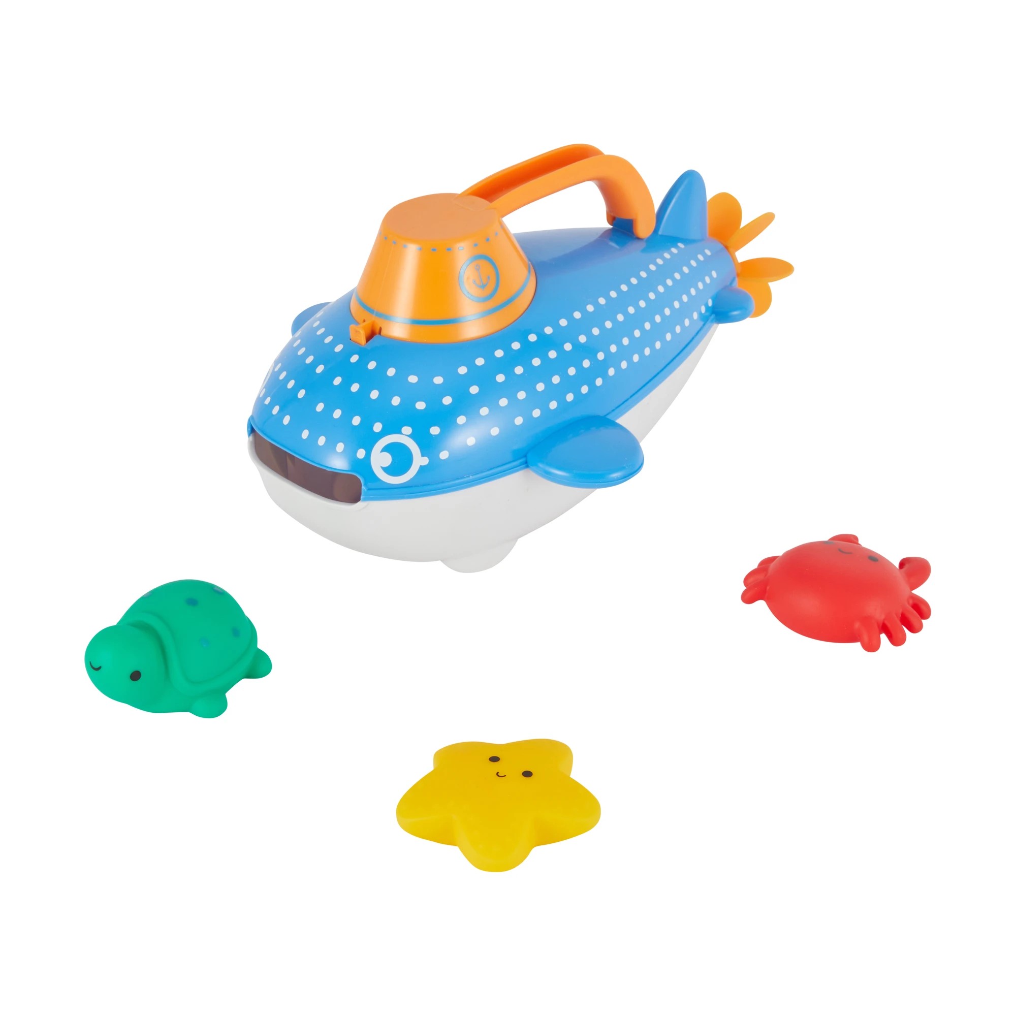 1 Bath Time Submarine Toy Set, 1 of 5