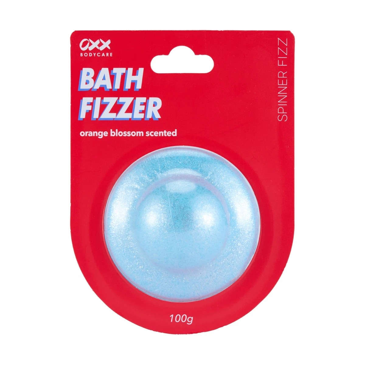 1 OXX Bodycare Spinner Fizz Bath Fizzer 100g - Orange Blossom Scented, 1 of 5