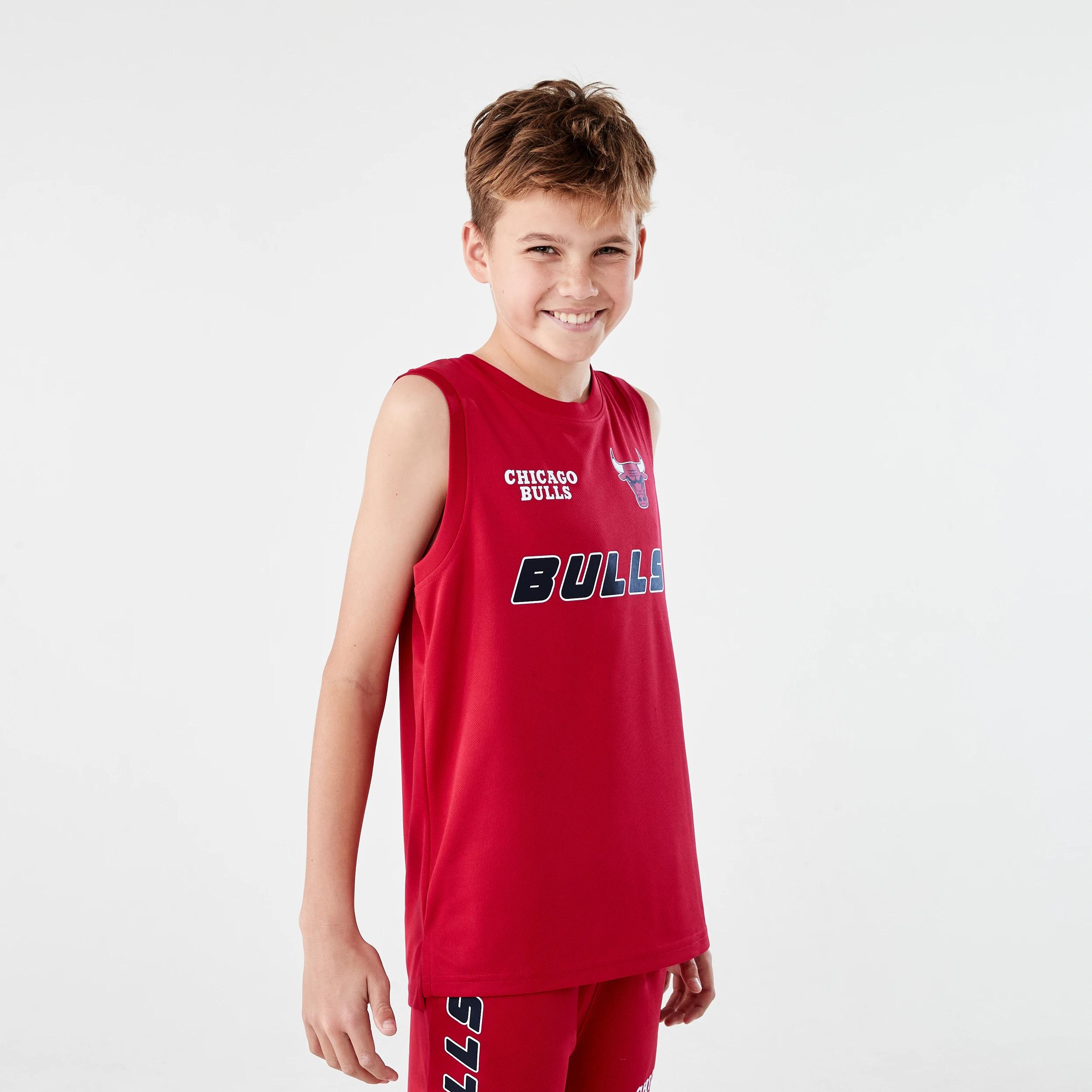 2 Official NBA Kids Mesh Tank RED BULLS MESH TANK, 2 of 8