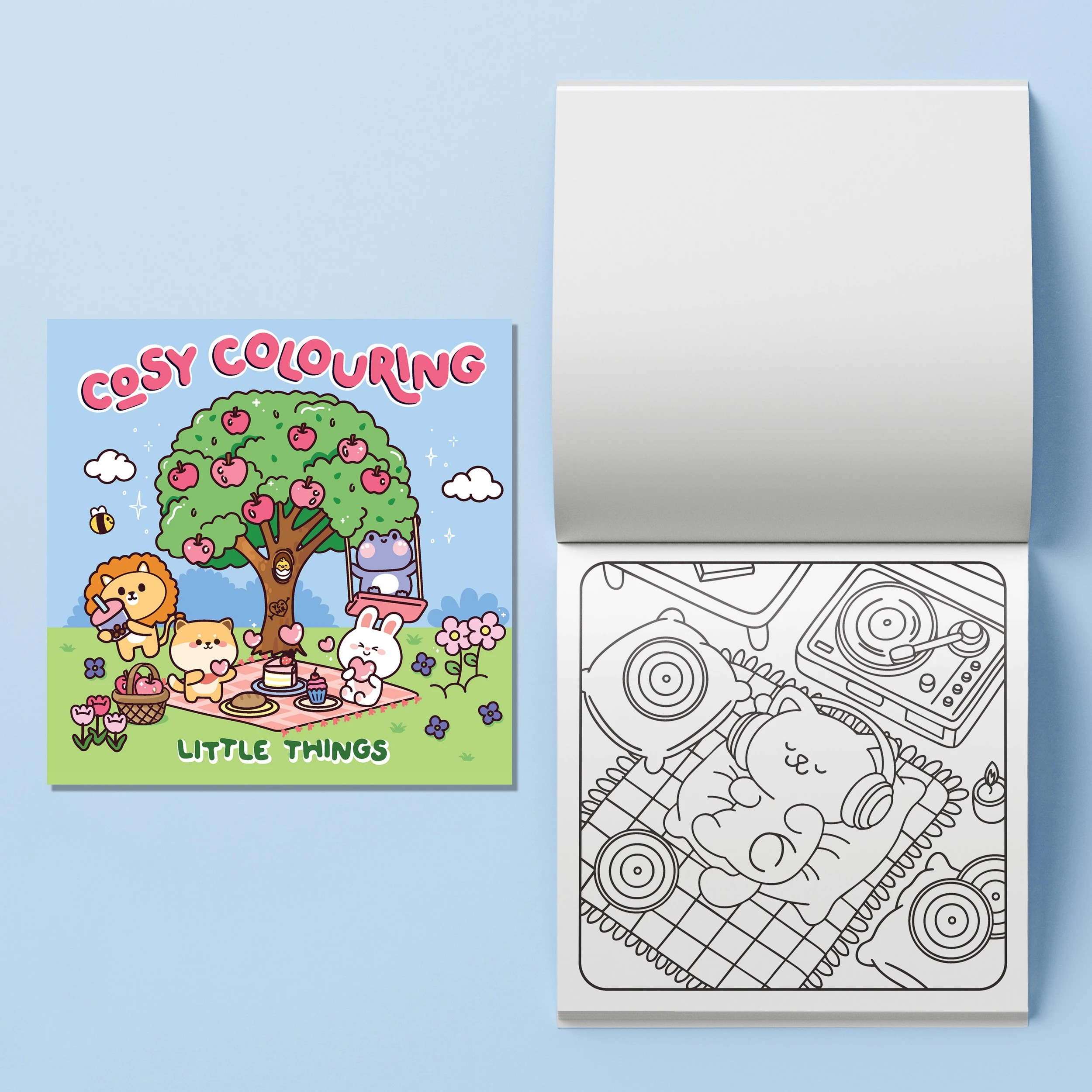 4 Art Maker Cosy Colouring Art Kit: Little Things - Book, 4 of 5