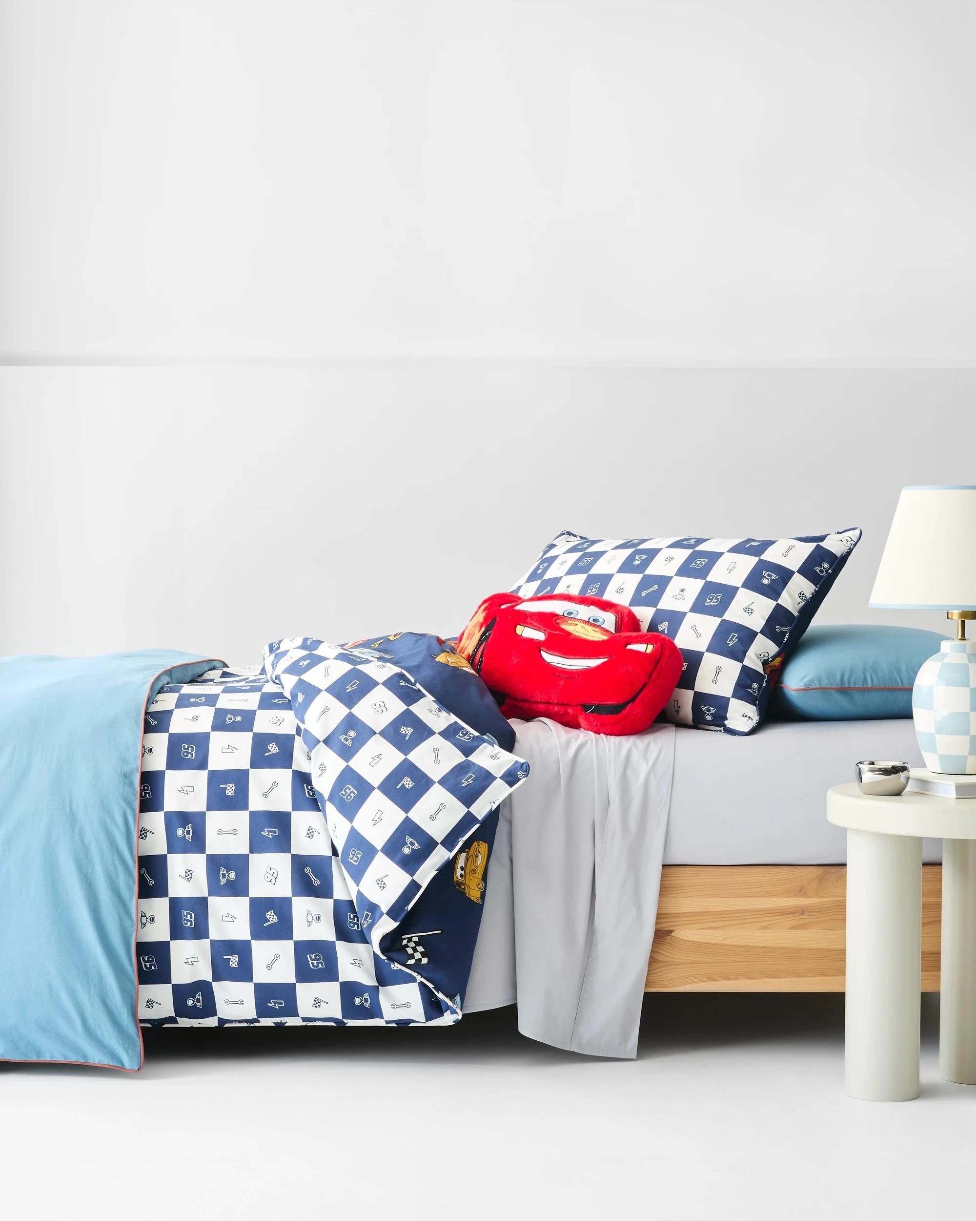 3 Disney Pixar Cars Reversible Quilt Cover Set - Single Bed - Blue, 3 of 9