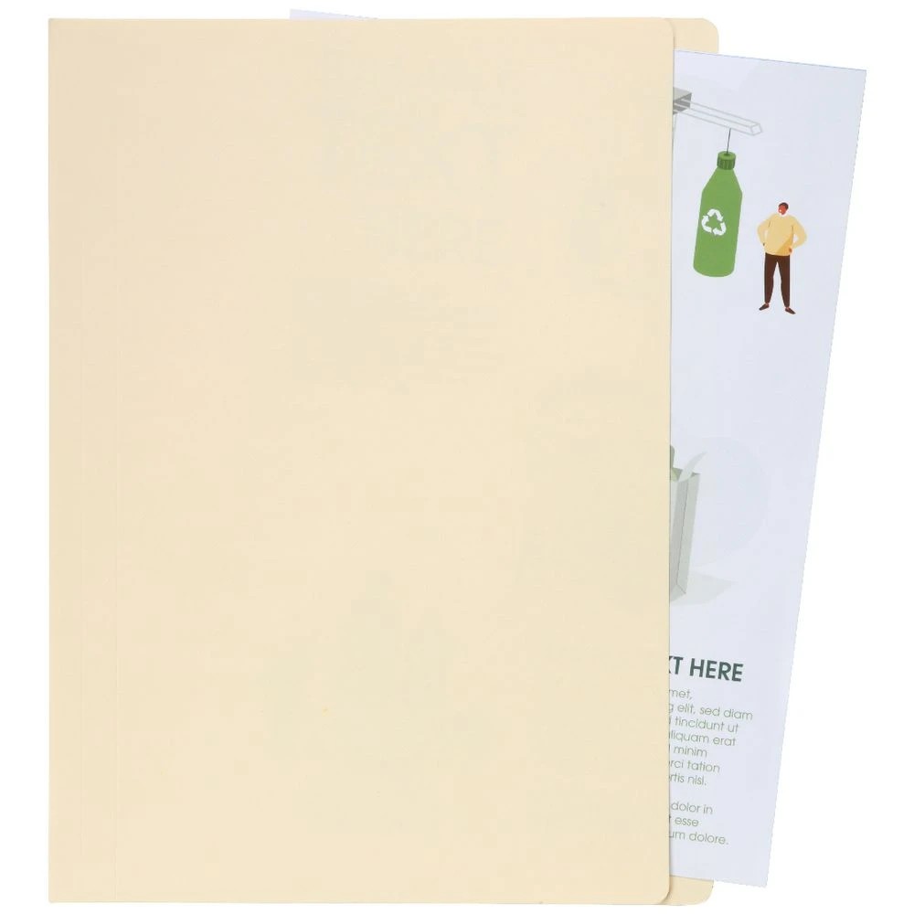 3 J.Burrows A4 Manila Folder Buff 10 Pack, 3 of 4