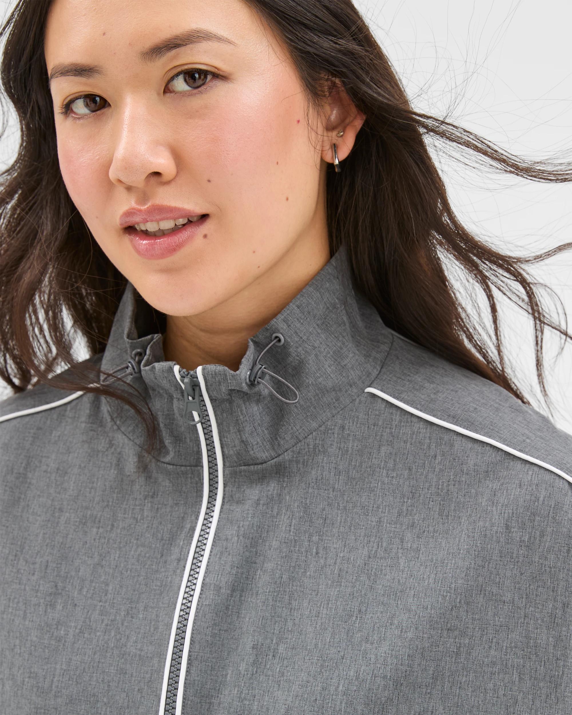 5 Target Active Motion Zip Through Jacket GREY MARLE, 5 of 7