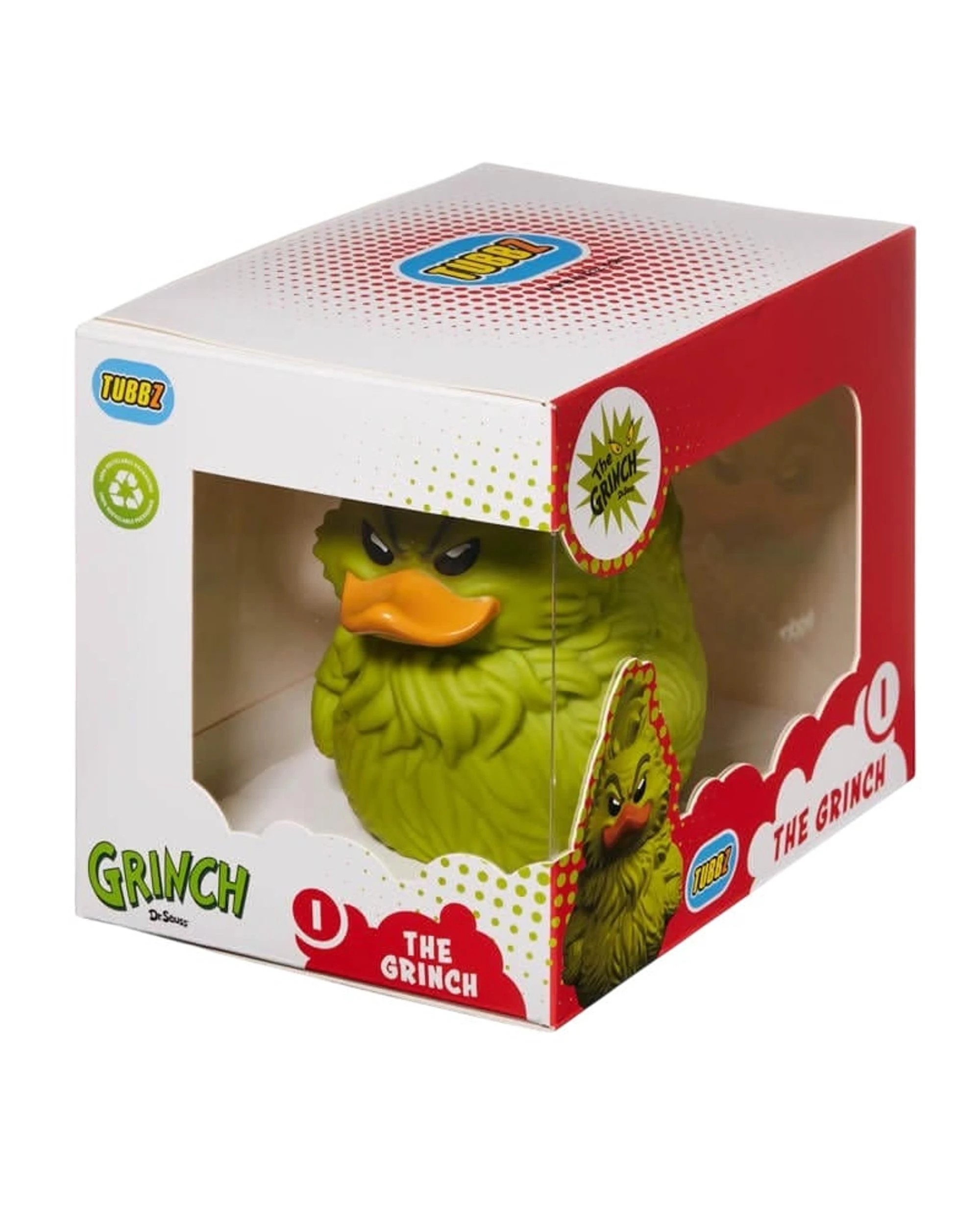 1 TUBBZ Dr Seuss The Grinch Boxed Edition Cosplaying Duck Figure, 1 of 8
