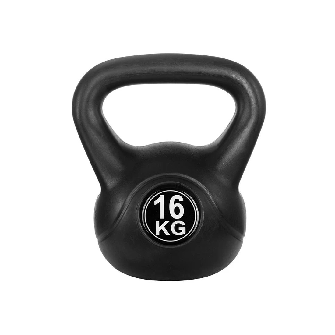 3 Everfit 16kg Kettlebell Set Weight Lifting Bench Dumbbells Kettle Bell Gym Home - Black, 3 of 6